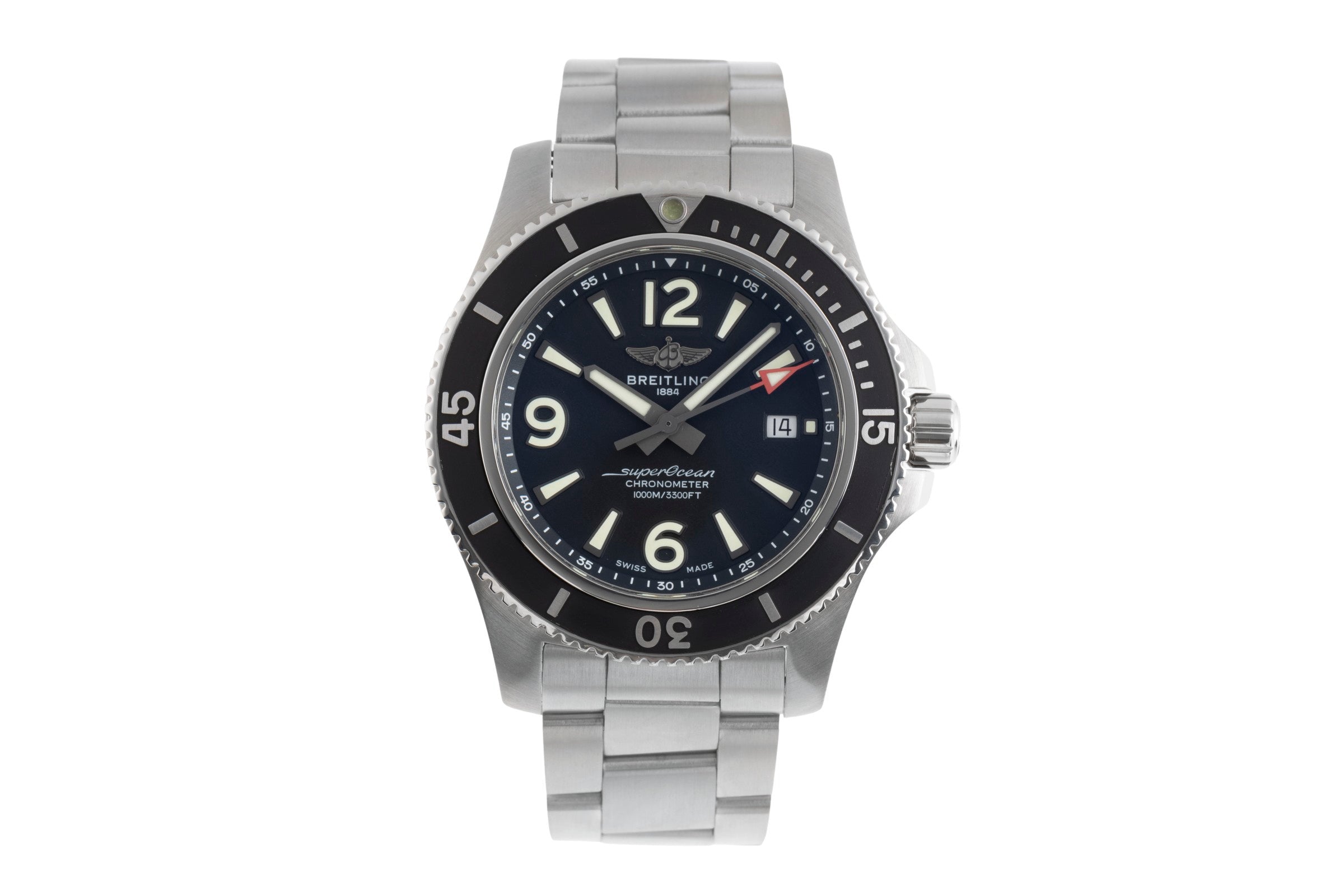 Breitling Superocean acero automático reloj para caballeros A17367D71B1S1  [2502716]