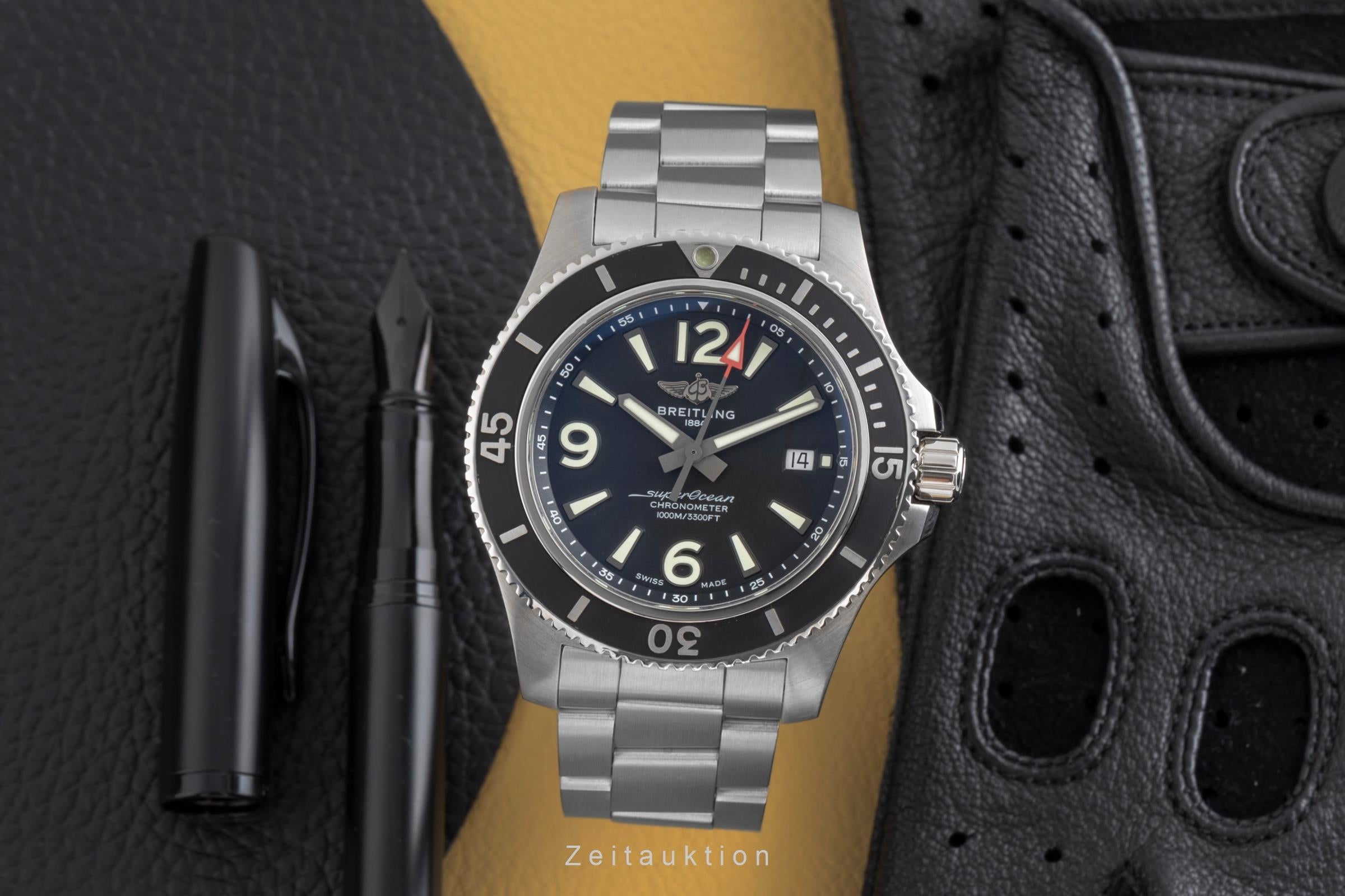 Breitling Superocean acero automático reloj para caballeros A17367D71B1S1  [2502716]
