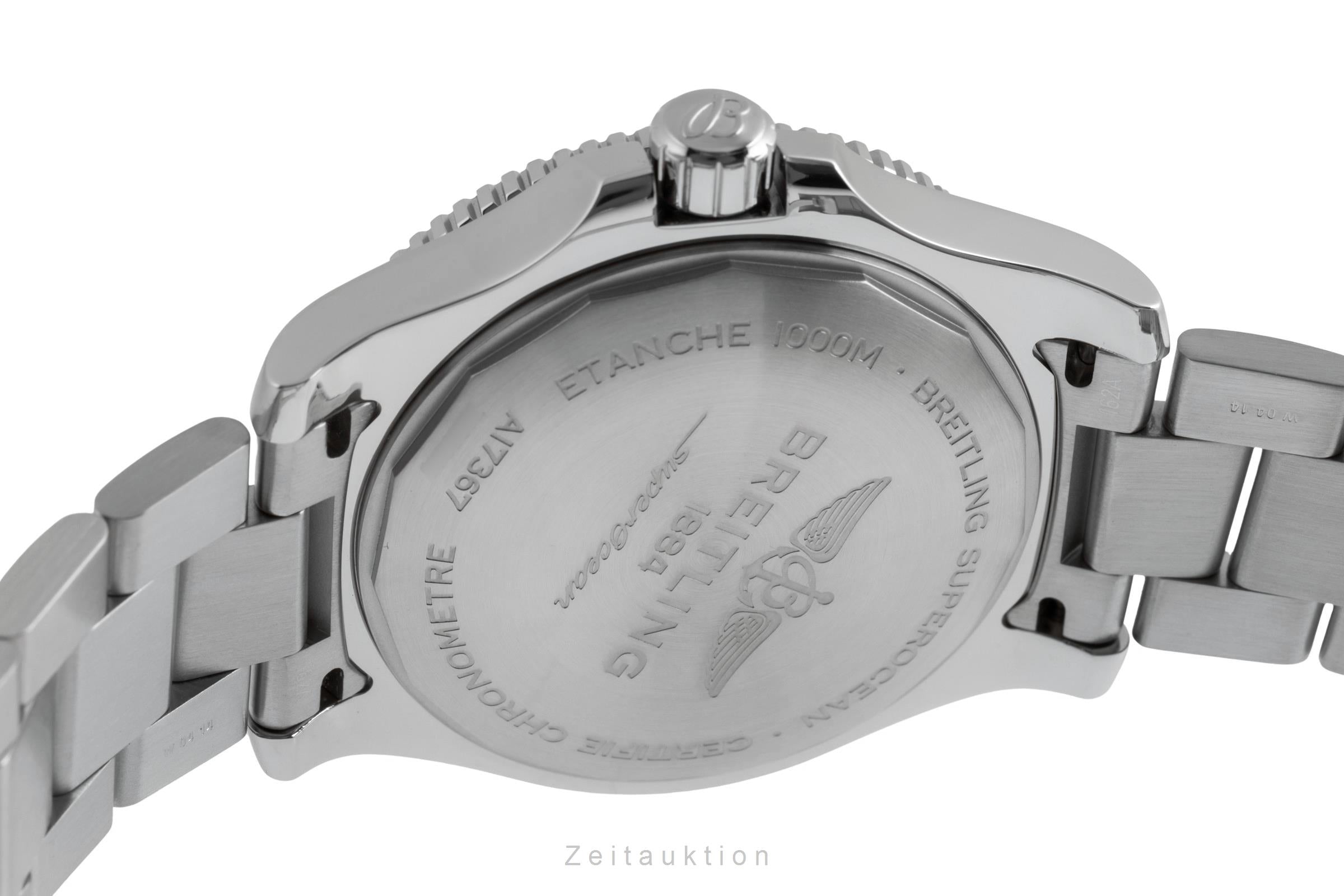 Breitling Superocean acero automático reloj para caballeros A17367D71B1S1  [2502716]