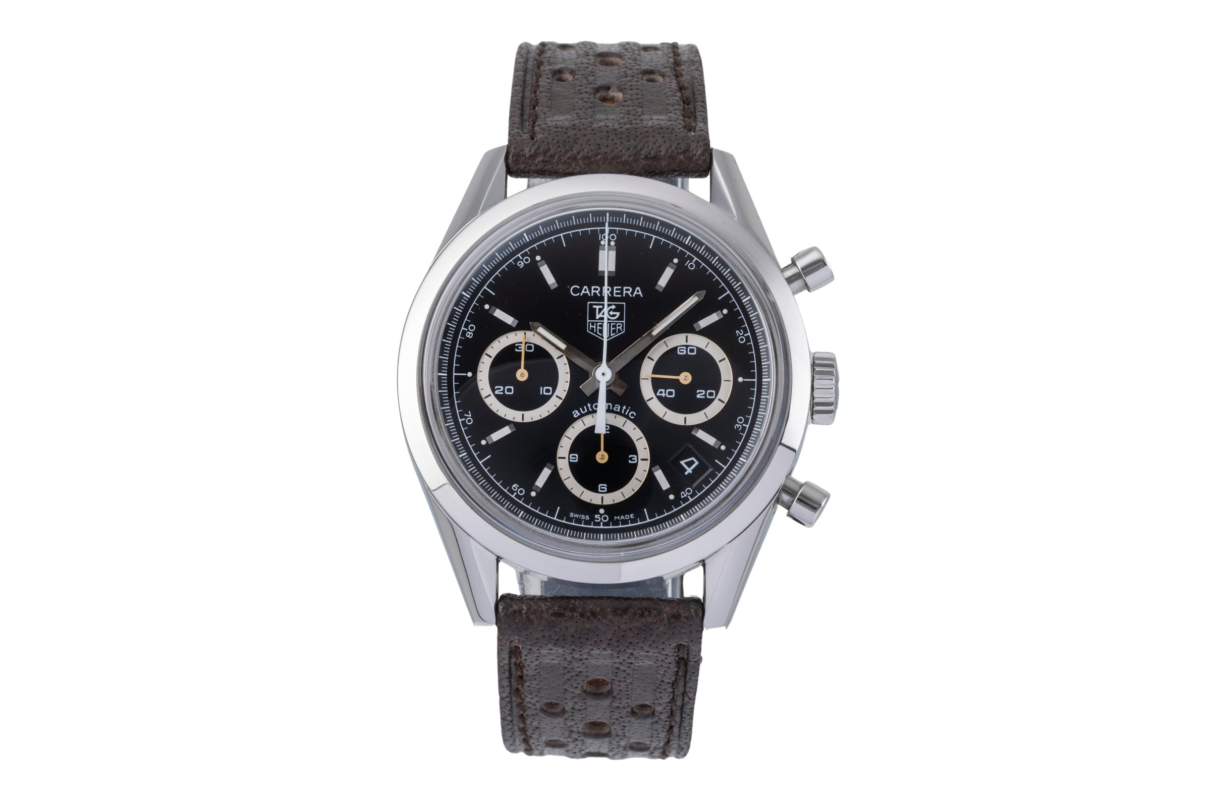 Tag Heuer Carrera chronographe acier automatique montre pour hommes CV2111-0  [2502717]