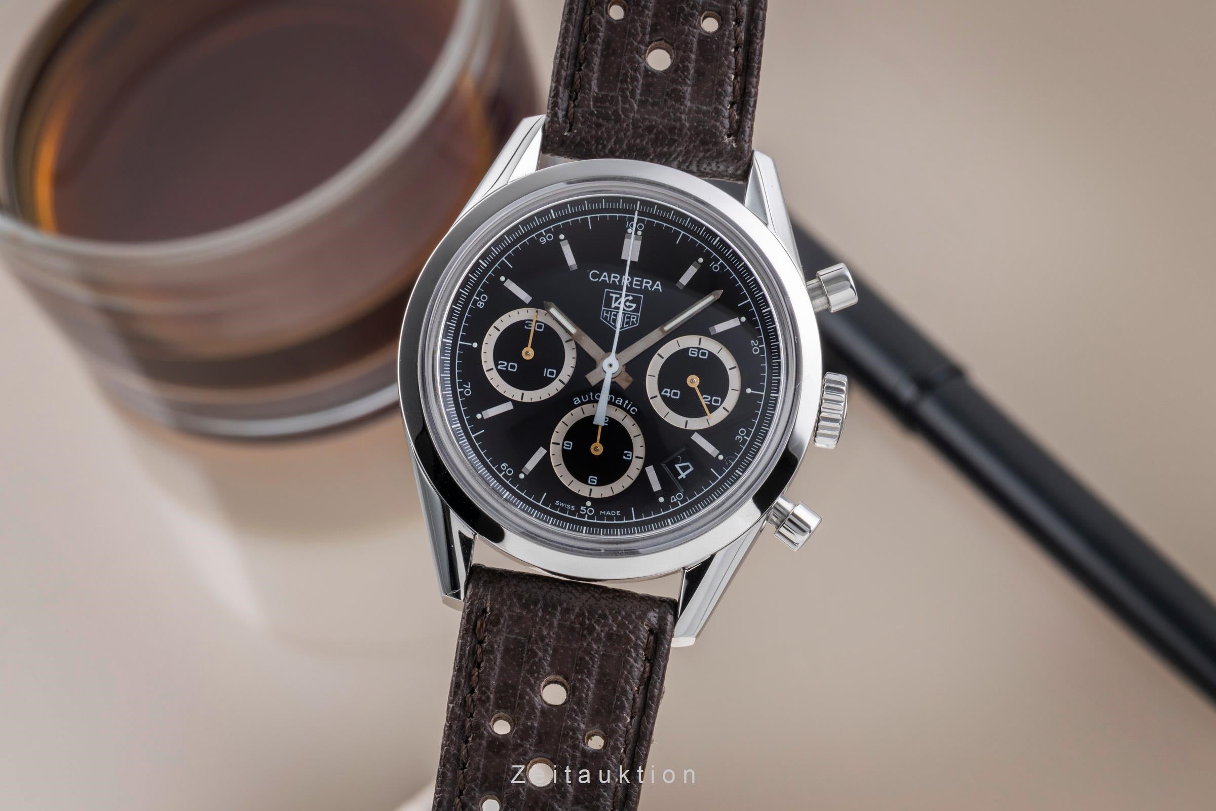 Tag Heuer Carrera chronographe acier automatique montre pour hommes CV2111-0  [2502717]