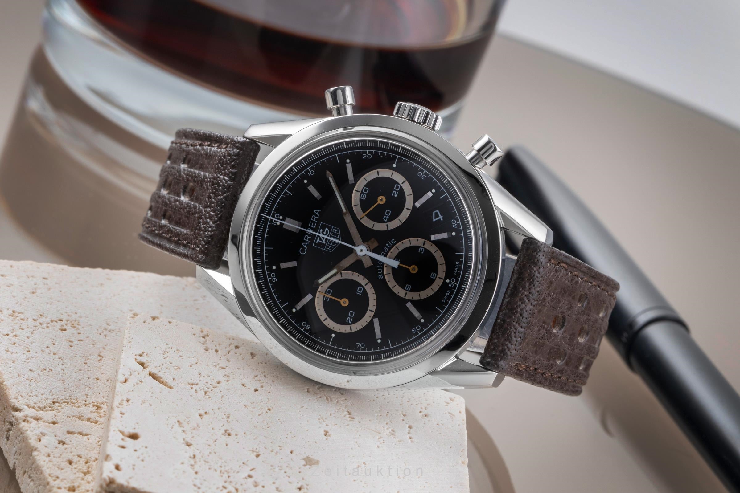 Tag Heuer Carrera chronographe acier automatique montre pour hommes CV2111-0  [2502717]