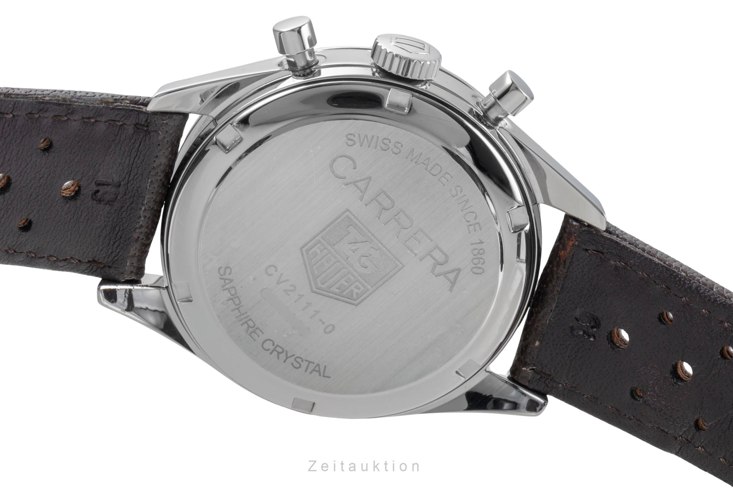 Tag Heuer Carrera chronographe acier automatique montre pour hommes CV2111-0  [2502717]