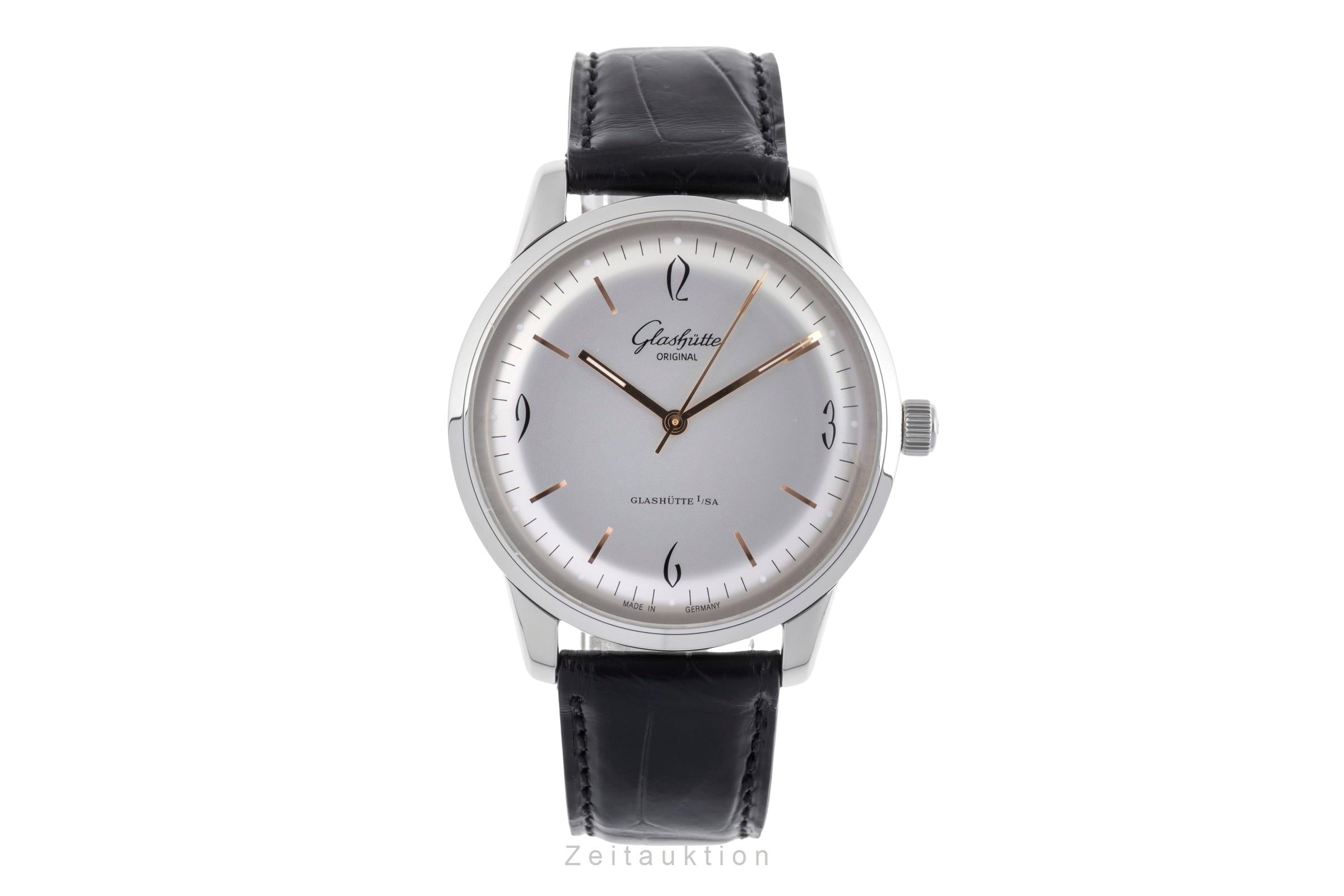 Glashütte Sixties steel automatic men's watch 39-52-01-02-04 LP: 7100EUR  [2502718]