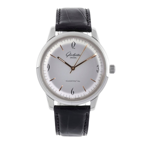 Glashütte Sixties steel automatic men's watch 39-52-01-02-04 LP: 7100EUR  [2502718]