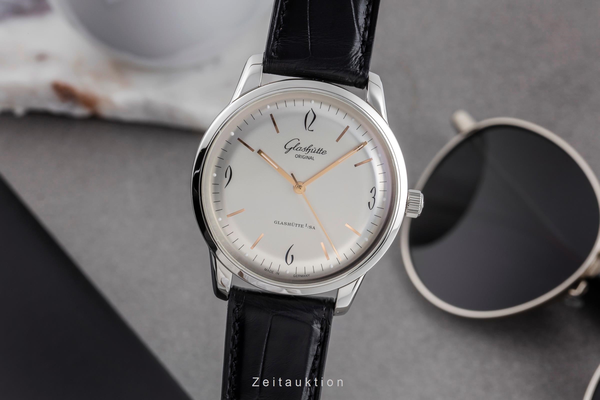 Glashütte Sixties steel automatic men's watch 39-52-01-02-04 LP: 7100EUR  [2502718]
