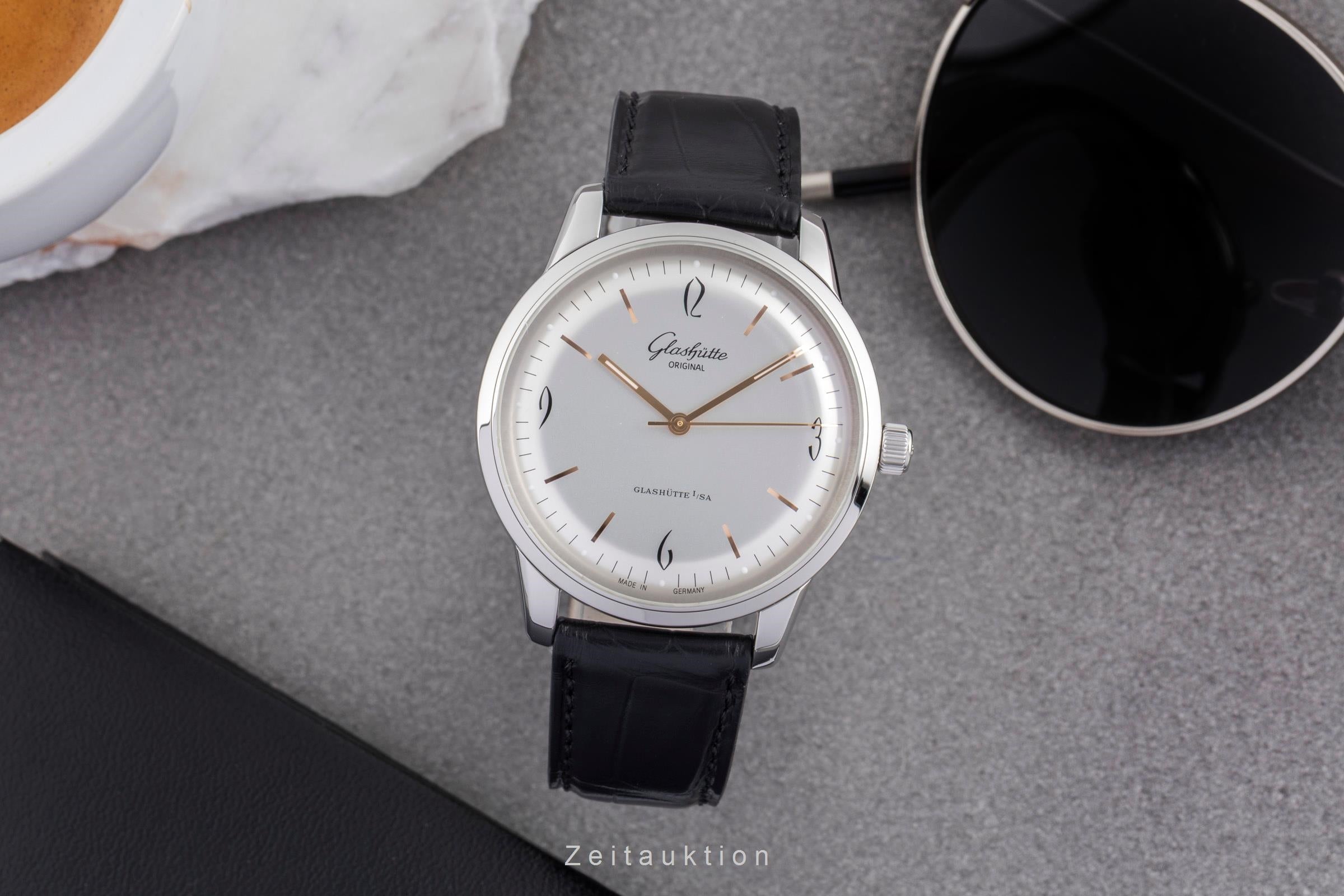 Glashütte Sixties steel automatic men's watch 39-52-01-02-04 LP: 7100EUR  [2502718]