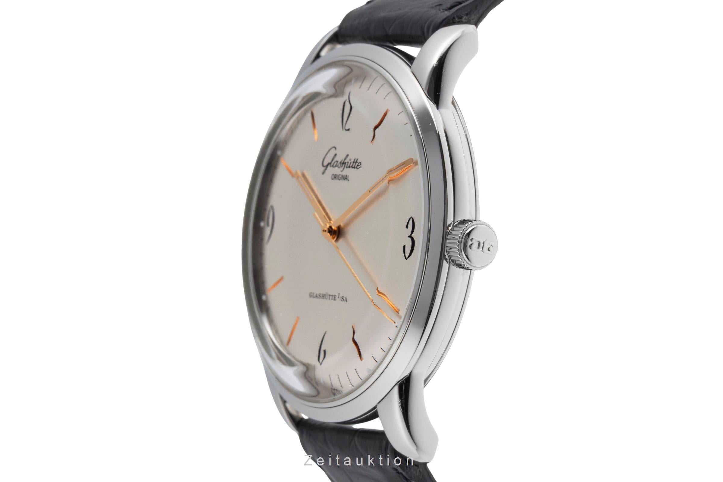 Glashütte Sixties steel automatic men's watch 39-52-01-02-04 LP: 7100EUR  [2502718]