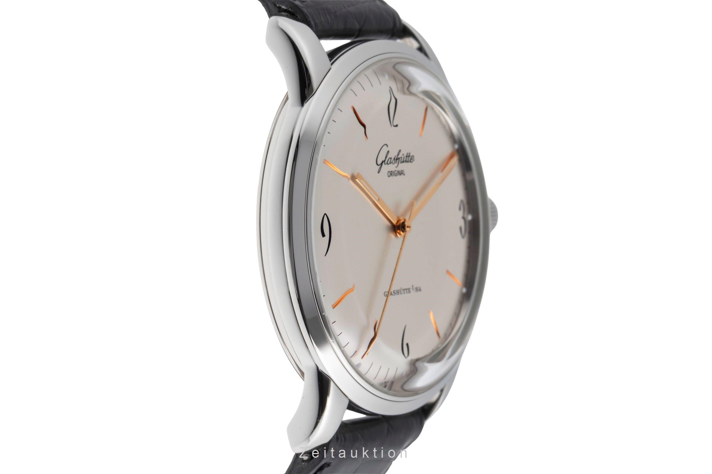 Glashütte Sixties steel automatic men's watch 39-52-01-02-04 LP: 7100EUR  [2502718]