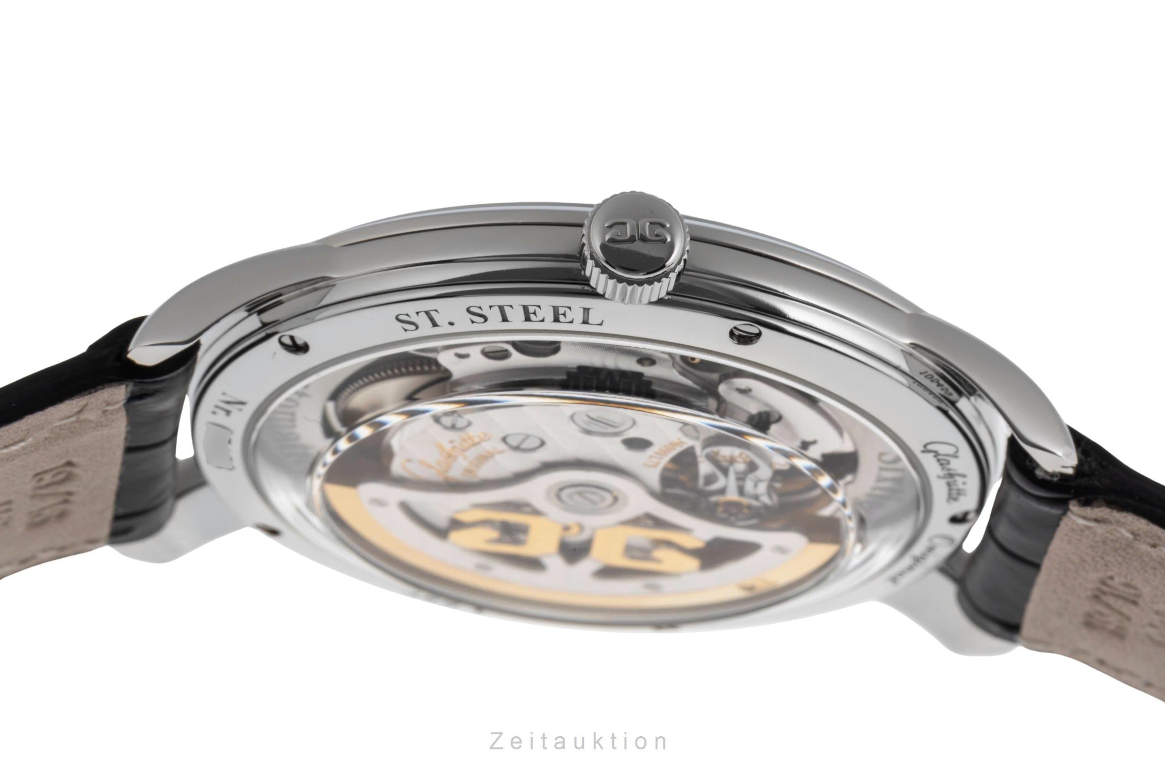 Glashütte Sixties steel automatic men's watch 39-52-01-02-04 LP: 7100EUR  [2502718]