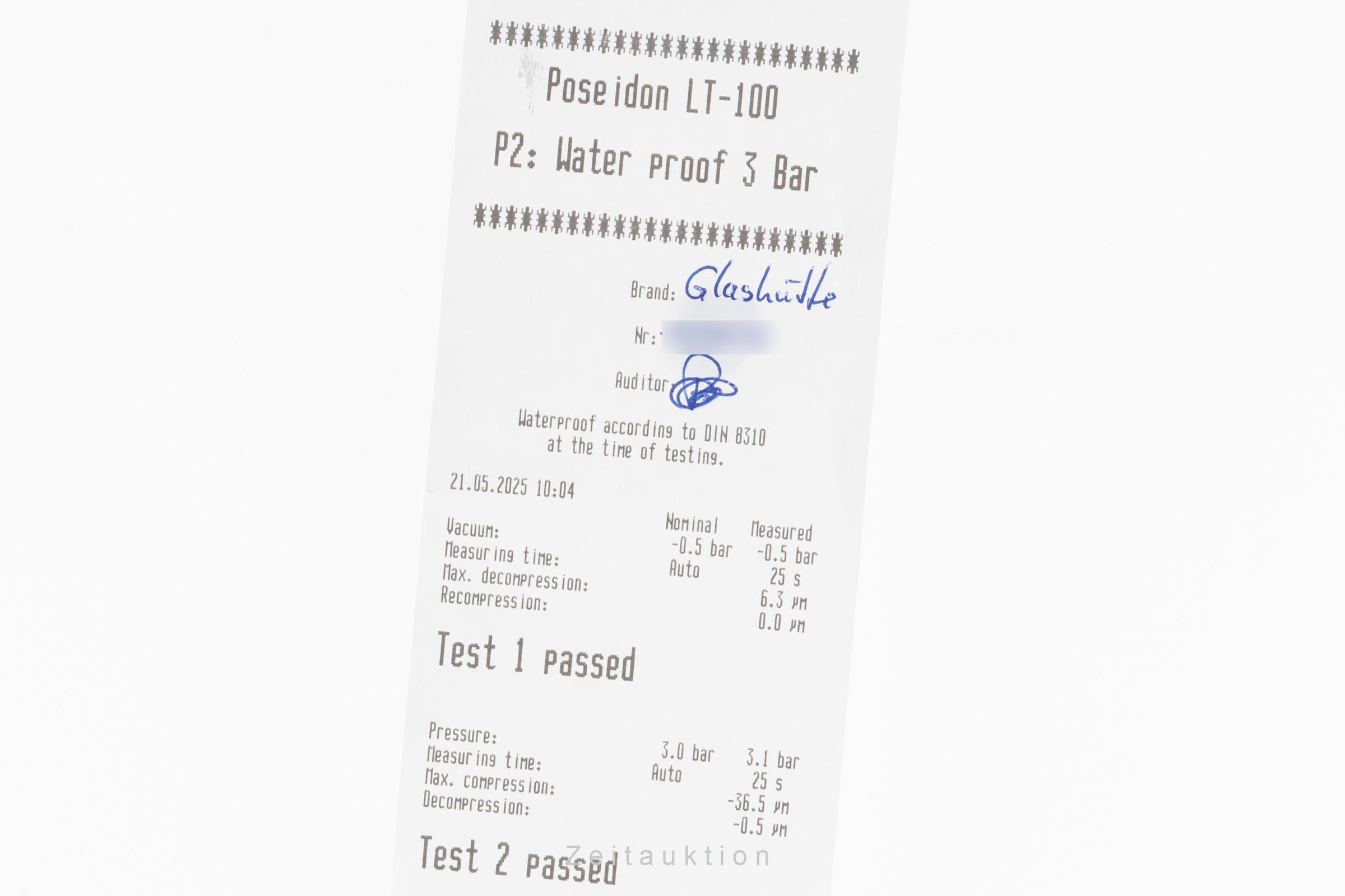 Glashütte Sixties steel automatic men's watch 39-52-01-02-04 LP: 7100EUR  [2502718]