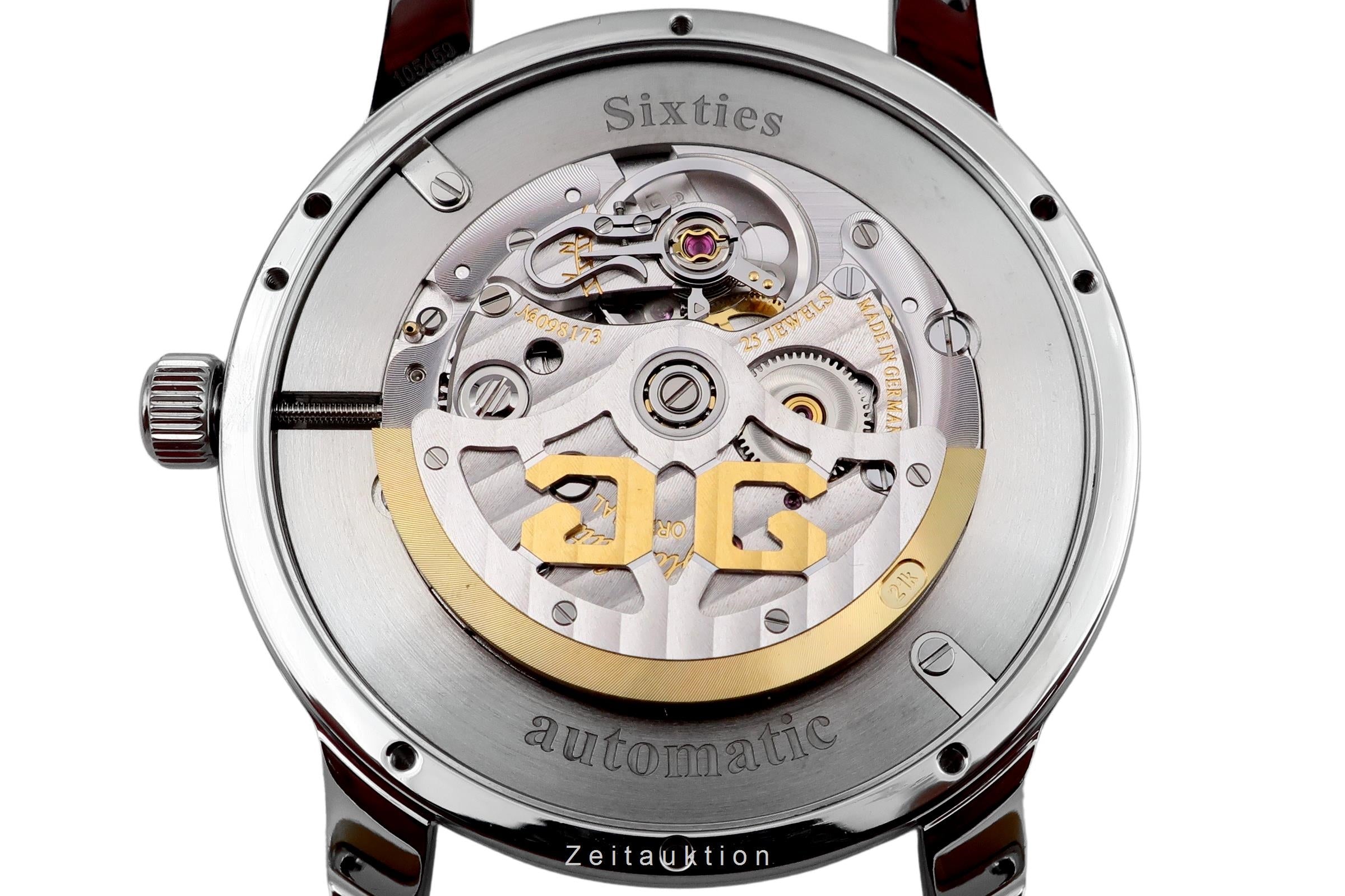 Glashütte Sixties steel automatic men's watch 39-52-01-02-04 LP: 7100EUR  [2502718]