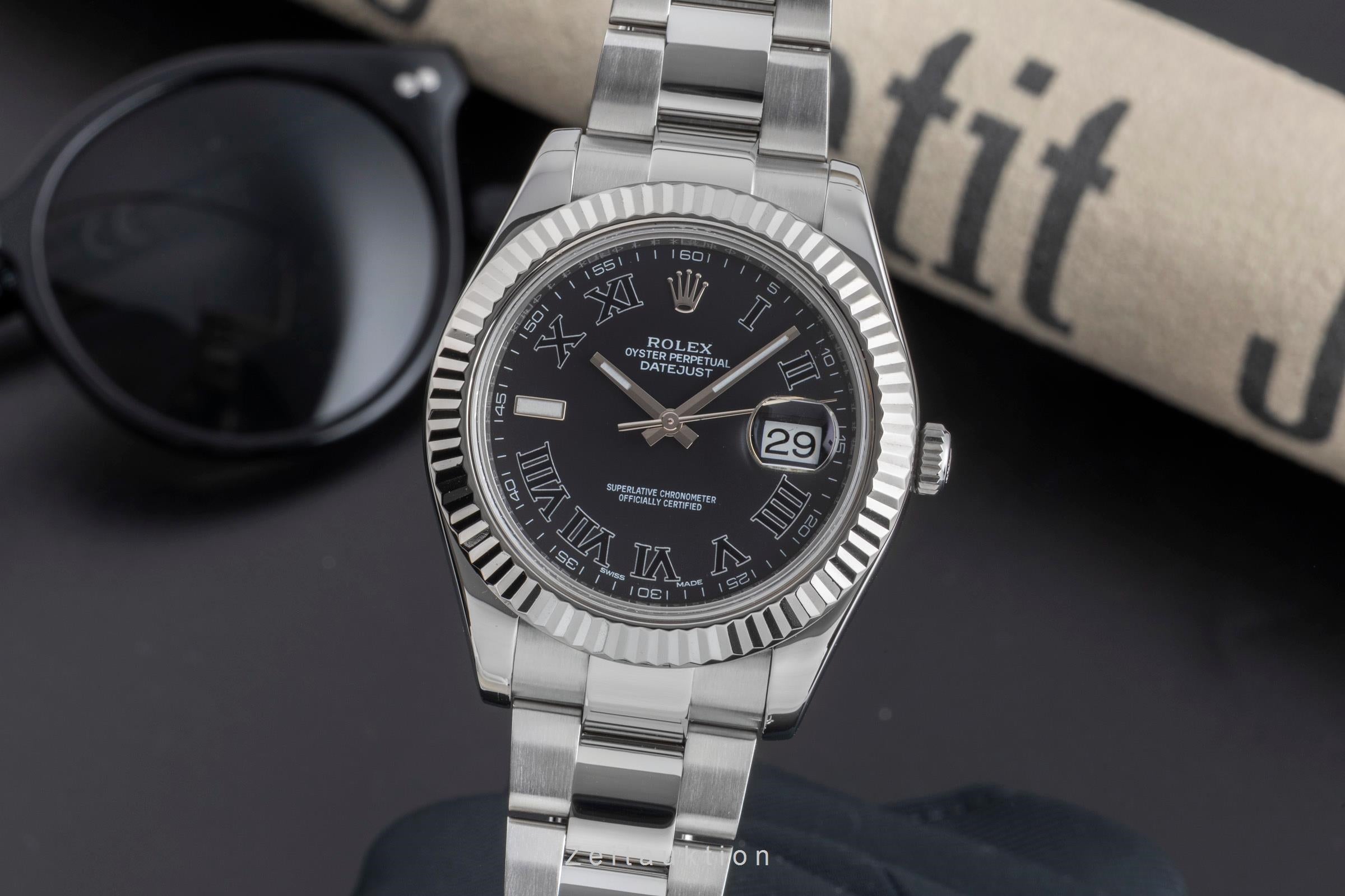 Rolex Datejust acero / oro blanco automático reloj para caballeros 116334  [2502722]