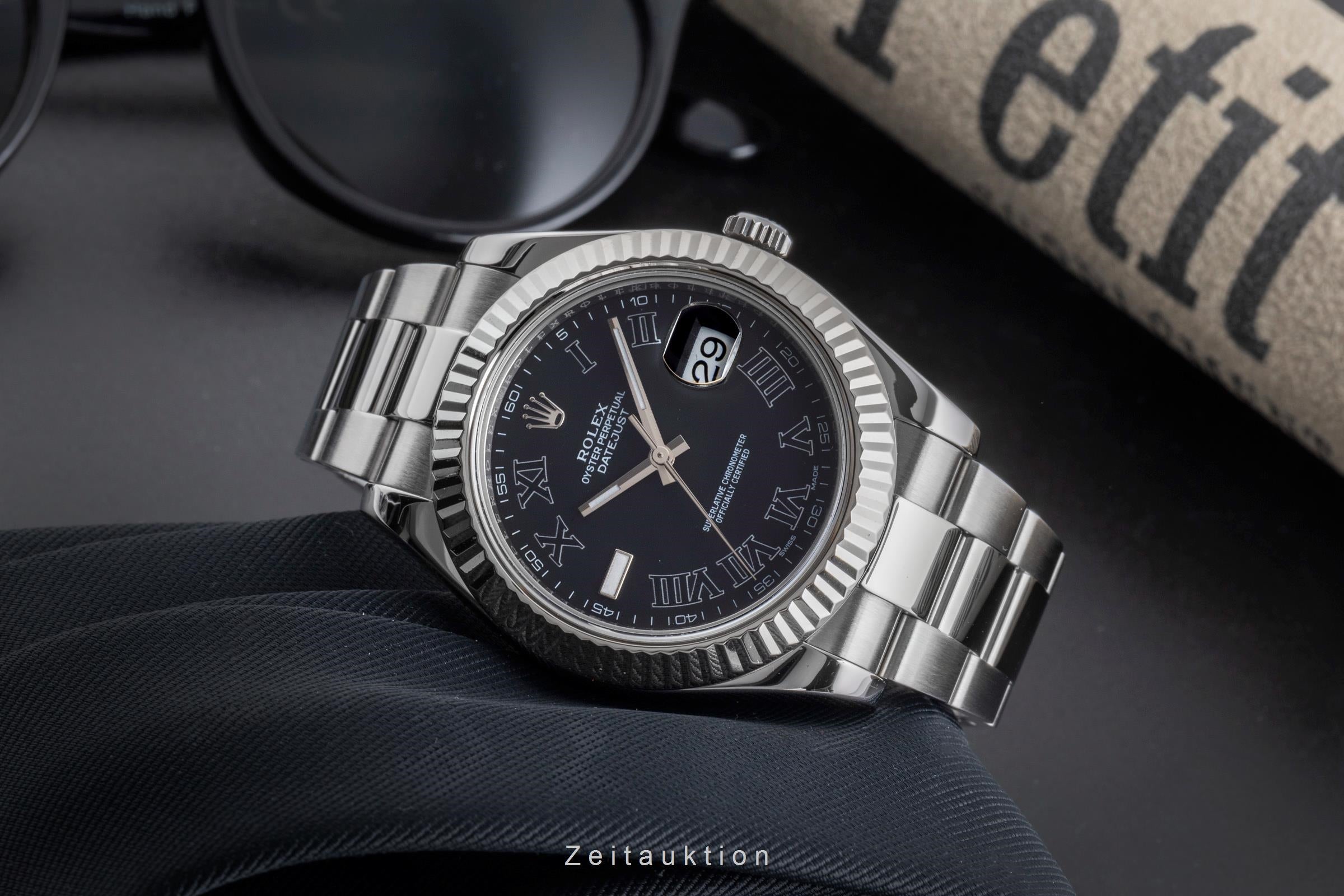 Rolex Datejust acero / oro blanco automático reloj para caballeros 116334  [2502722]