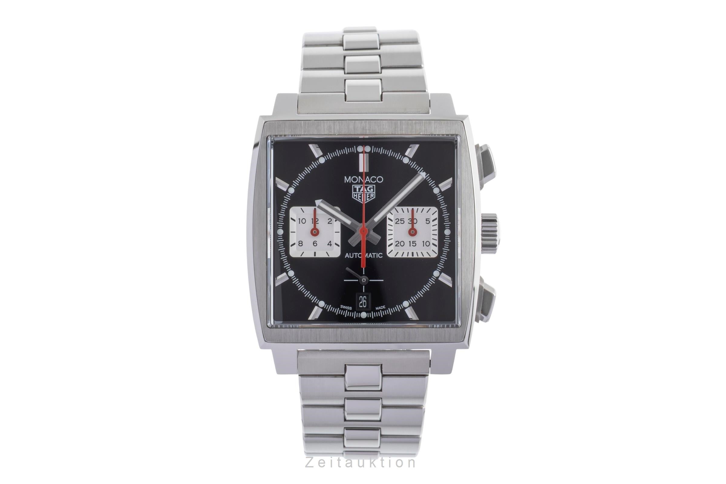 Tag Heuer Monaco chronographe acier automatique montre pour hommes CBL2113.BA0644  [2502723]