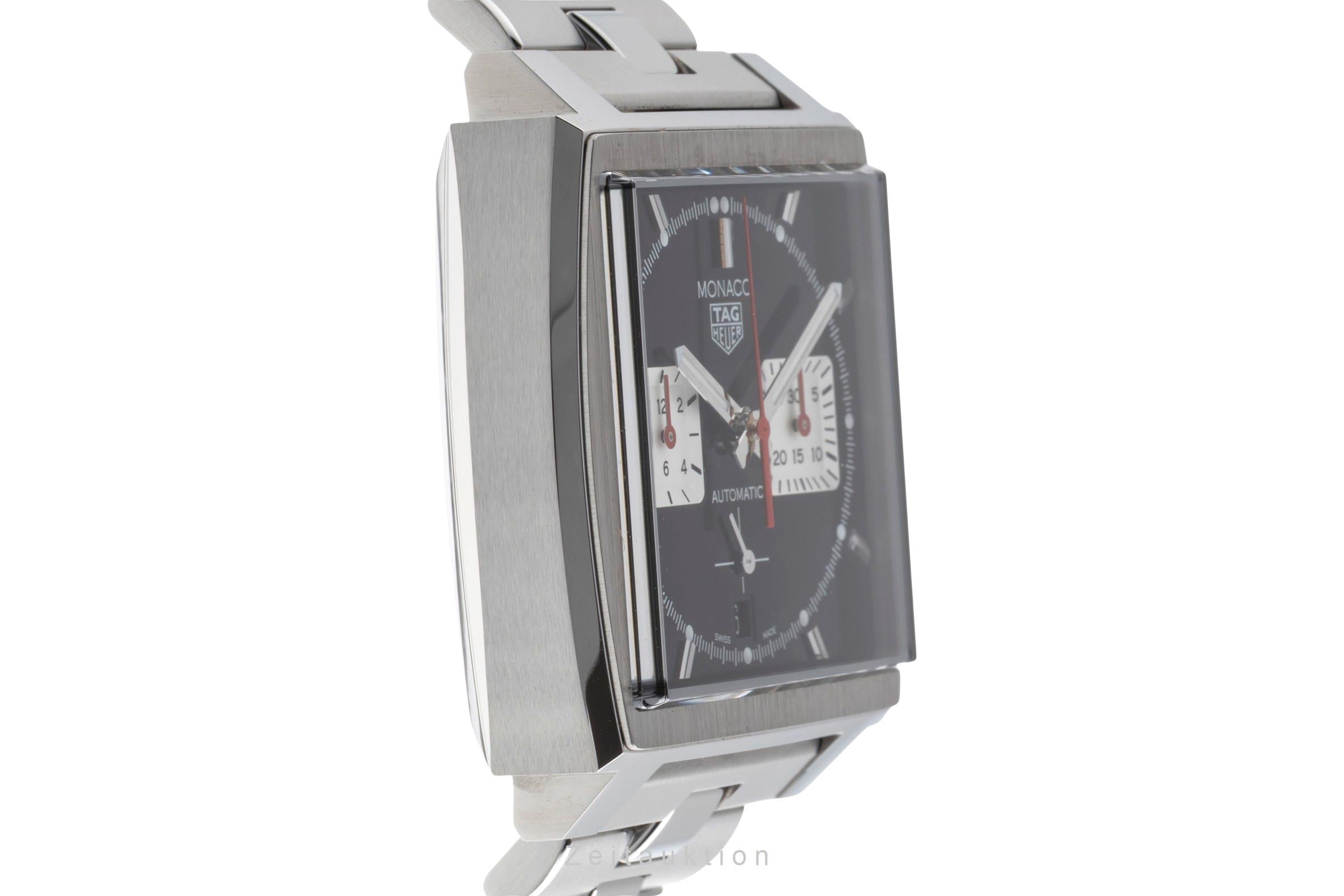 Tag Heuer Monaco chronographe acier automatique montre pour hommes CBL2113.BA0644  [2502723]