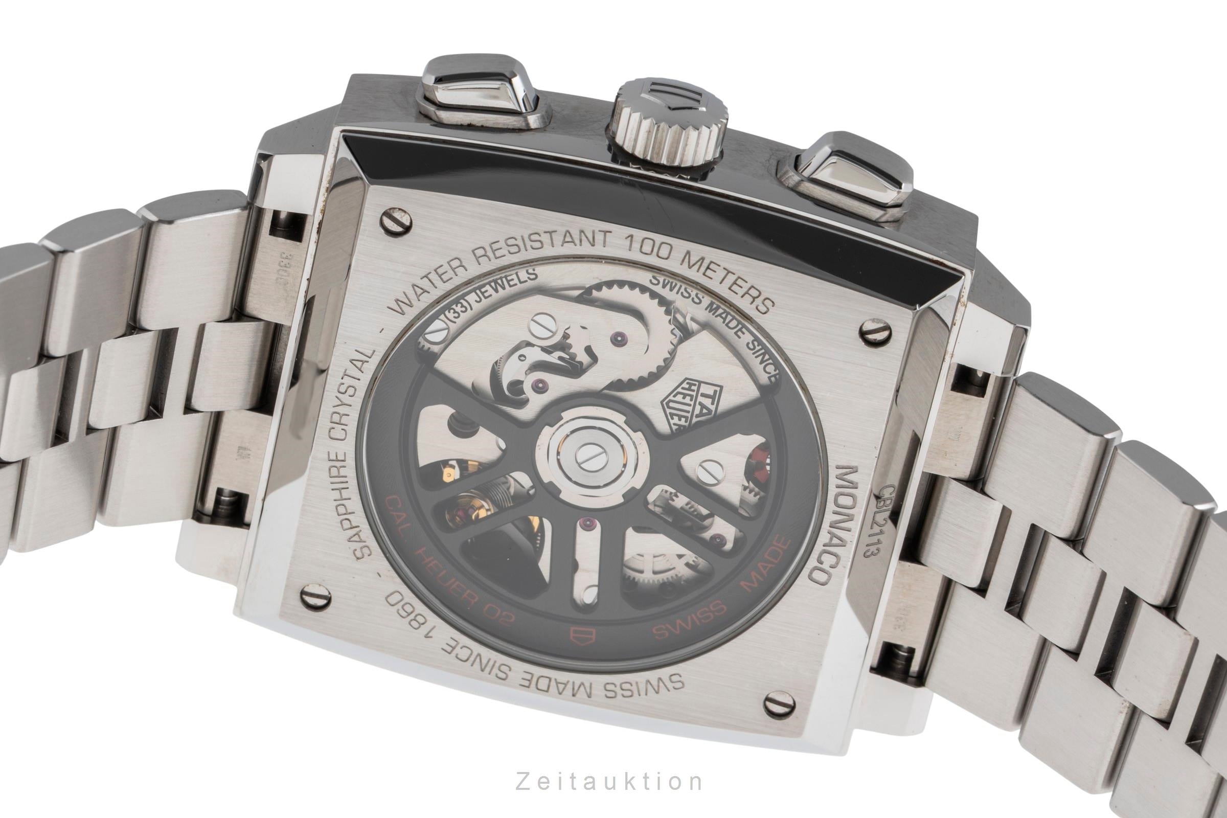 Tag Heuer Monaco chronographe acier automatique montre pour hommes CBL2113.BA0644  [2502723]