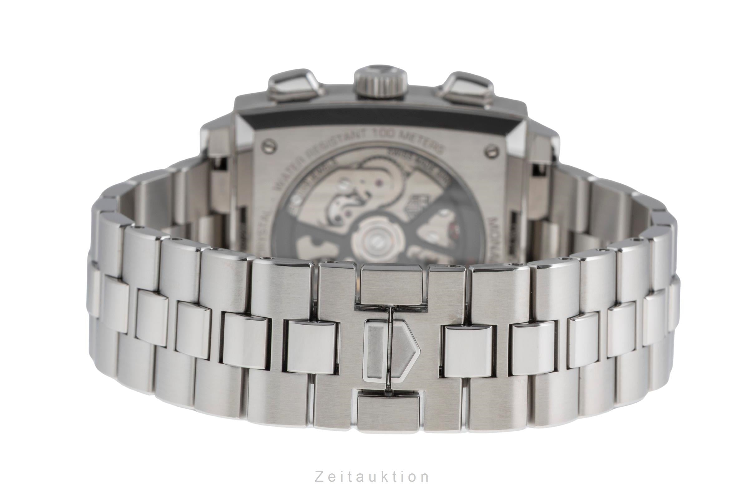 Tag Heuer Monaco chronographe acier automatique montre pour hommes CBL2113.BA0644  [2502723]