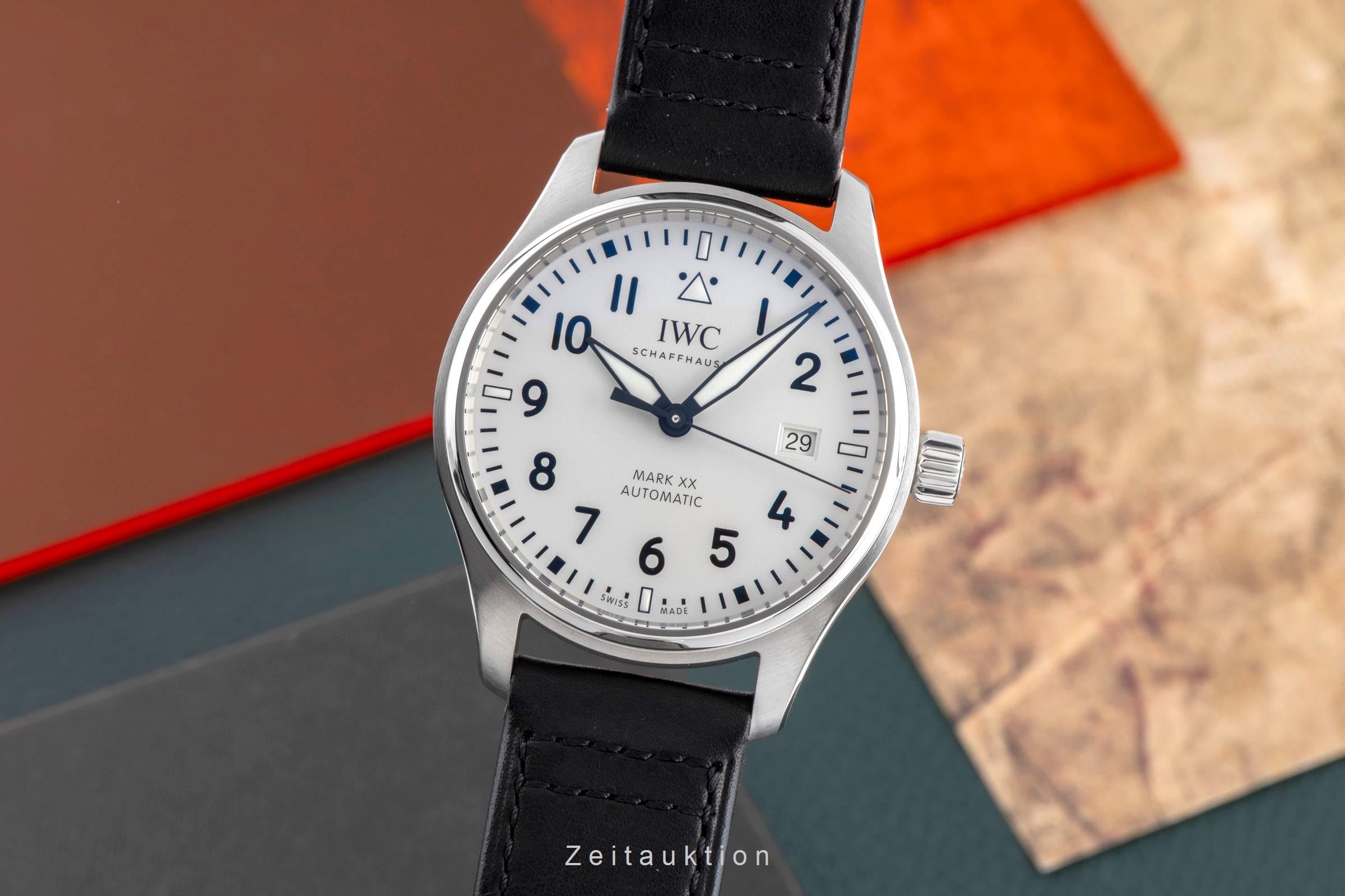 IWC Fliegeruhr Mark XX Stahl Automatik Herrenuhr Ref IW328207 Box & Papiere 2024 [2502724]