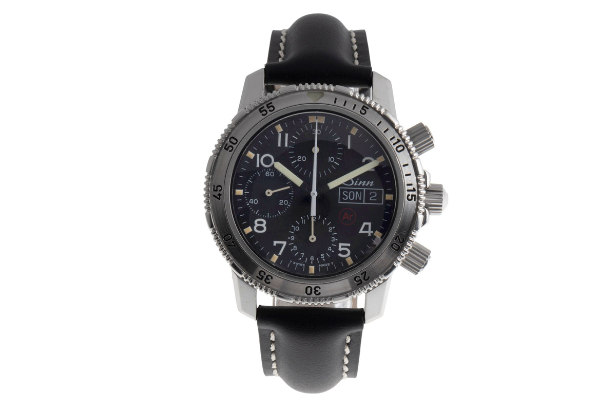 Sinn 203.TI Day date black Dial Automatic Men\'s Watch_900695 Sinn 41 mm 203 Ti AR Chronograph 203.021 TITAN AUTOMATIK  main image 2