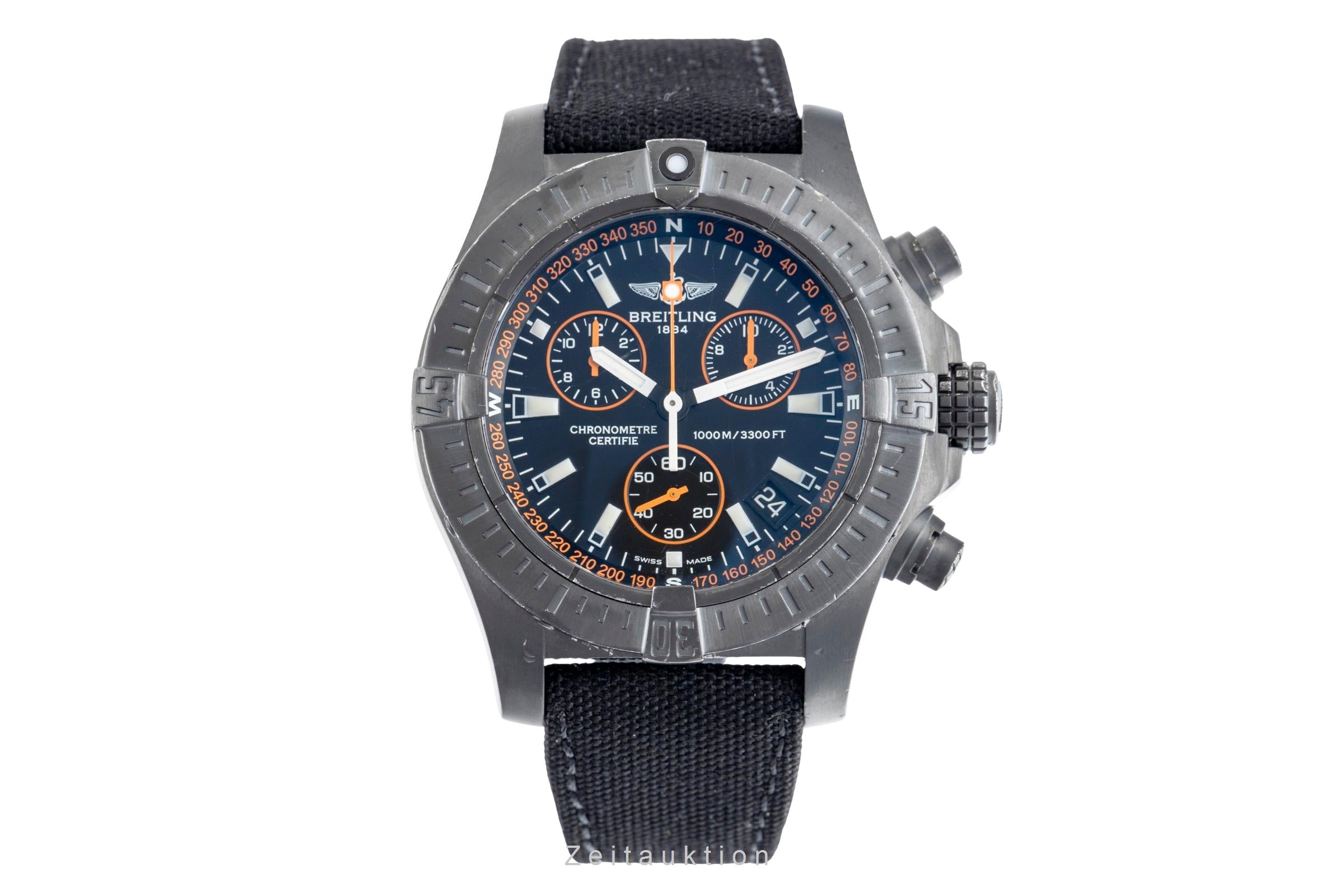 Breitling Avenger Seawolf chronograph steel quartz men's watch M73390 Limited  [2502728]