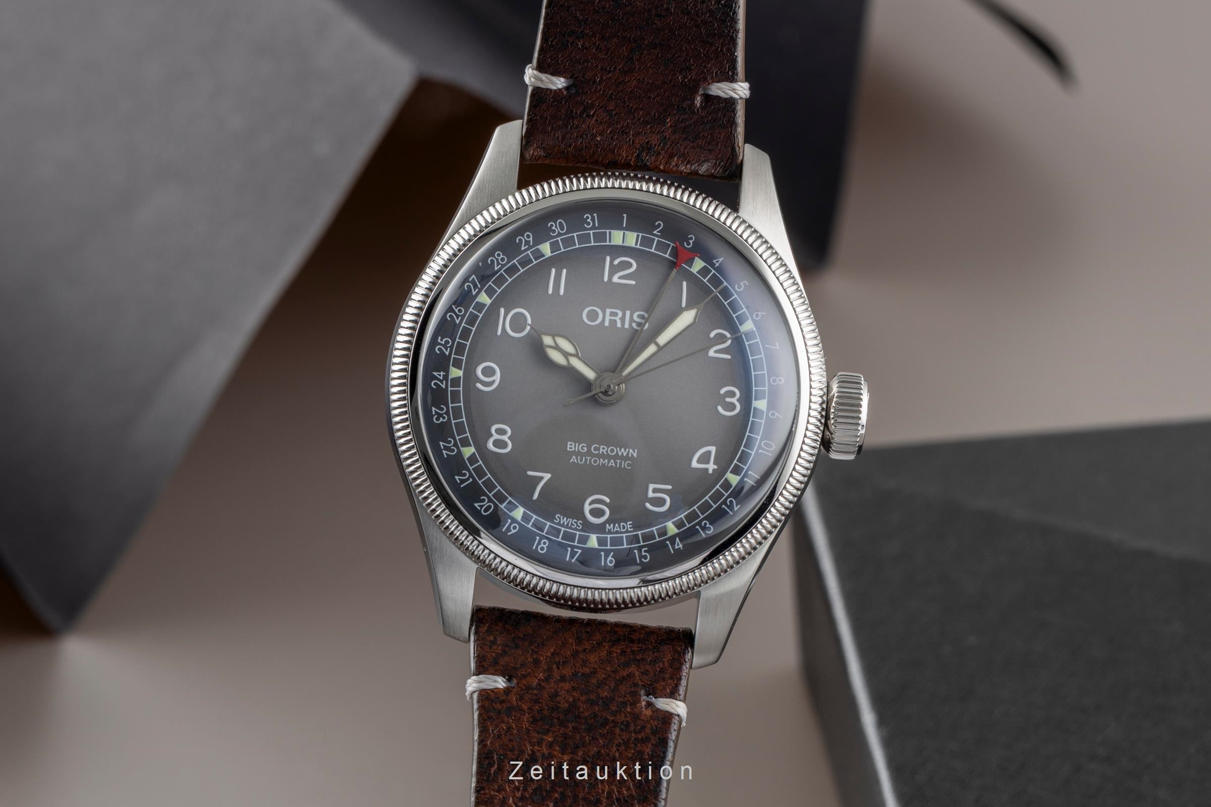 Oris Big Crown acero automático reloj para caballeros 01 754 7779 4063  [2502731]