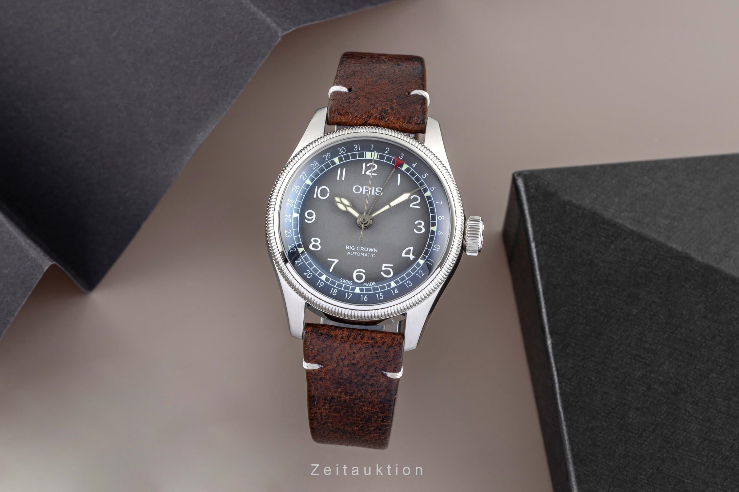 Oris Big Crown acero automático reloj para caballeros 01 754 7779 4063  [2502731]