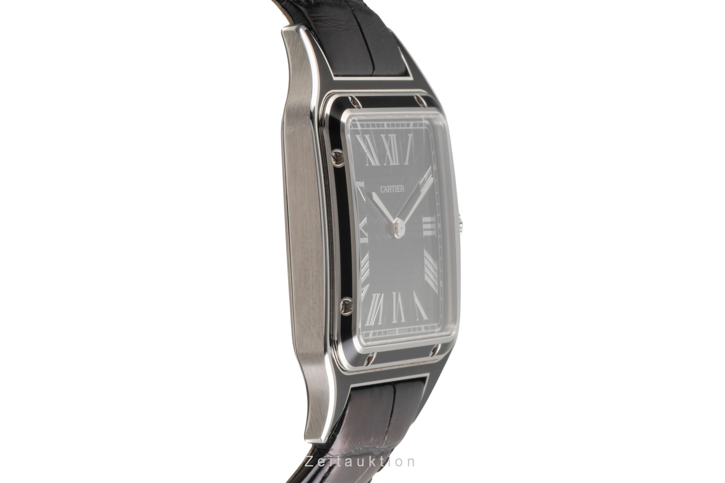 Cartier Santos Dumont steel manual winding Kal. 430 MC Ref
