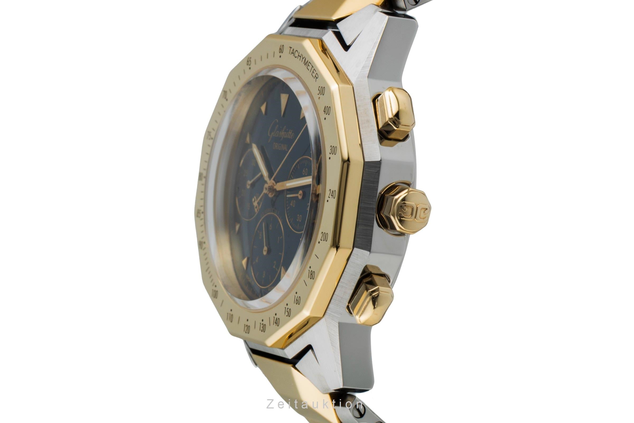 Glashütte Sport cronografo acciaio / oro automatismo orologio da uomo 1-10-66-12-11-04  [2502736]