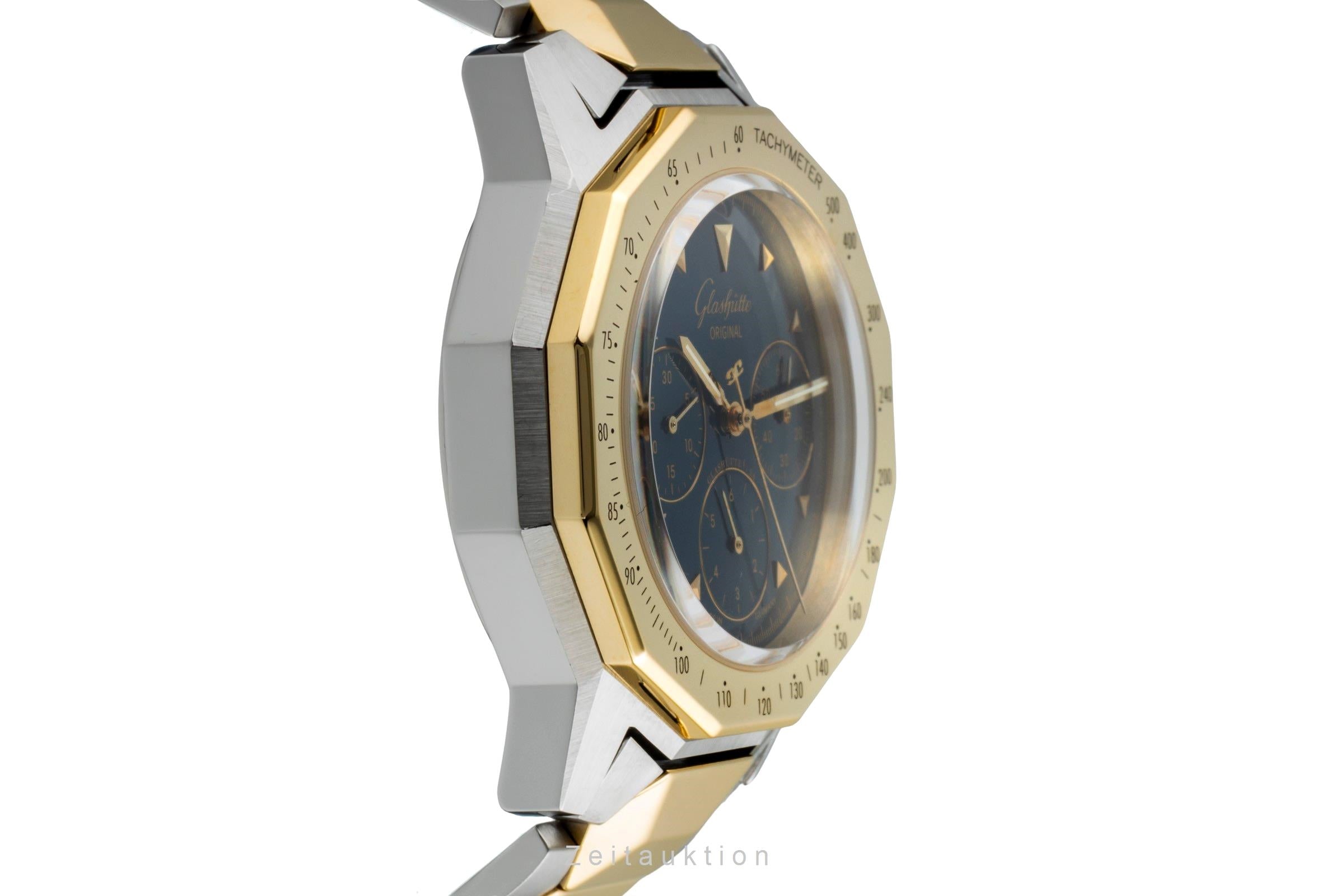 Glashütte Sport cronografo acciaio / oro automatismo orologio da uomo 1-10-66-12-11-04  [2502736]