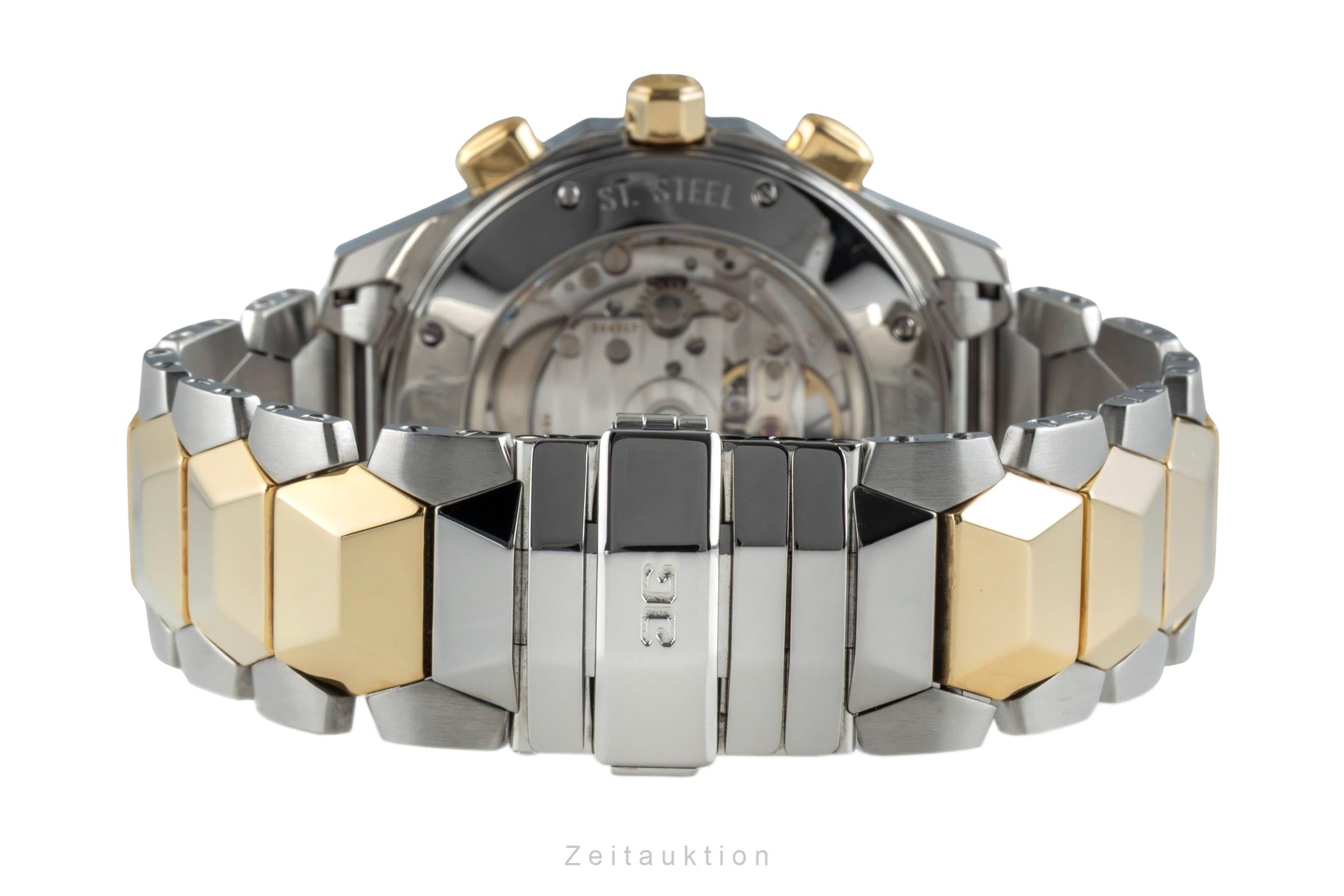 Glashütte Sport cronografo acciaio / oro automatismo orologio da uomo 1-10-66-12-11-04  [2502736]