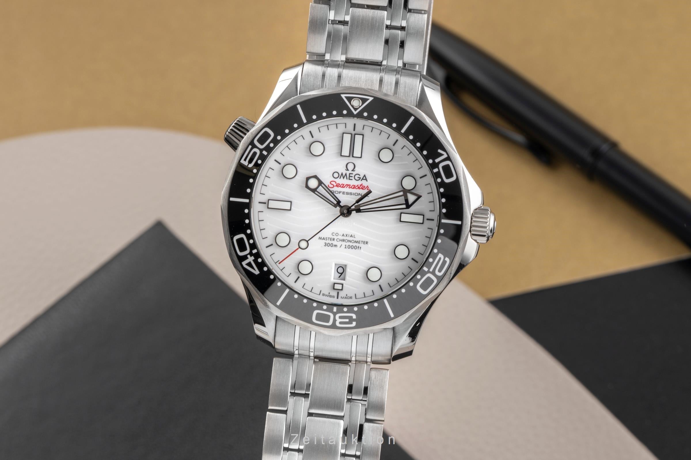 Omega Seamaster acier automatique montre pour hommes 210.30.42.20.04.001 LP: 6500EUR  [2502738]