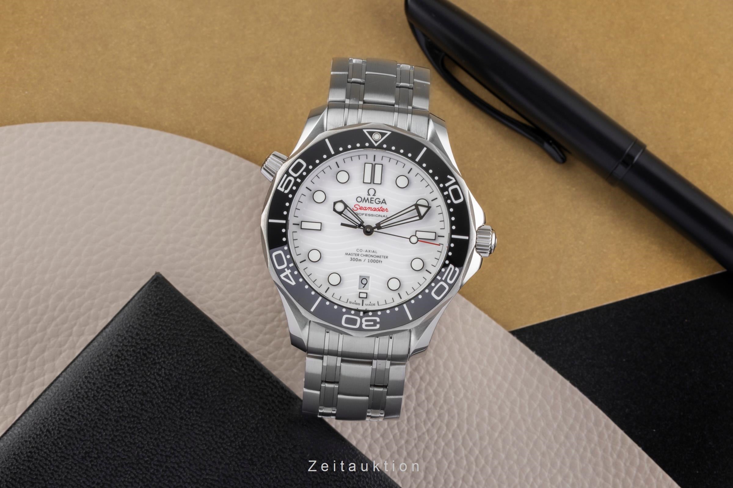 Omega Seamaster acier automatique montre pour hommes 210.30.42.20.04.001 LP: 6500EUR  [2502738]