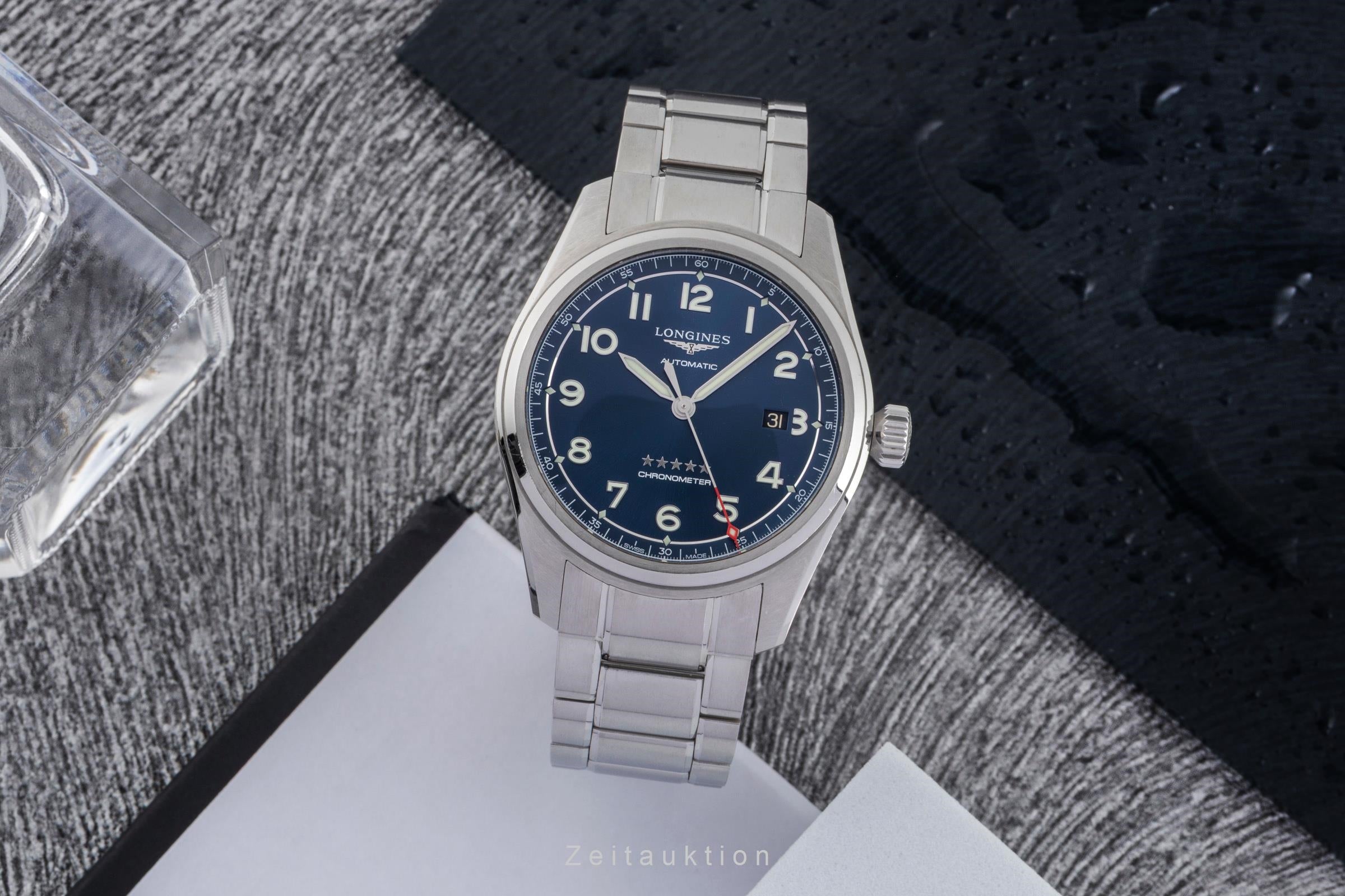 Longines Spirit acero automático reloj para caballeros L3.811.4939  [2502739]