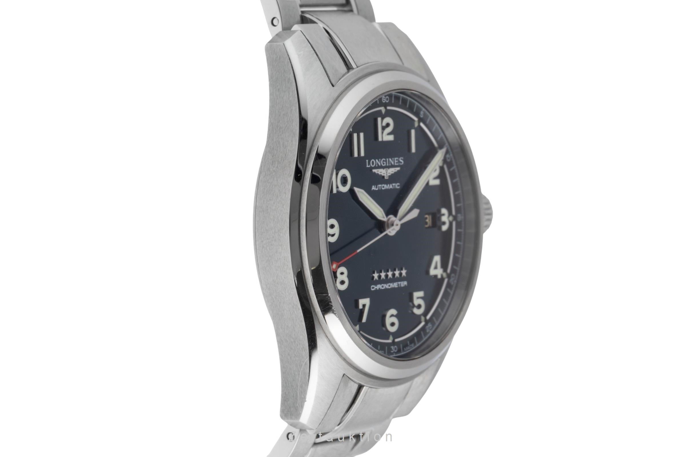Longines Spirit acero automático reloj para caballeros L3.811.4939  [2502739]