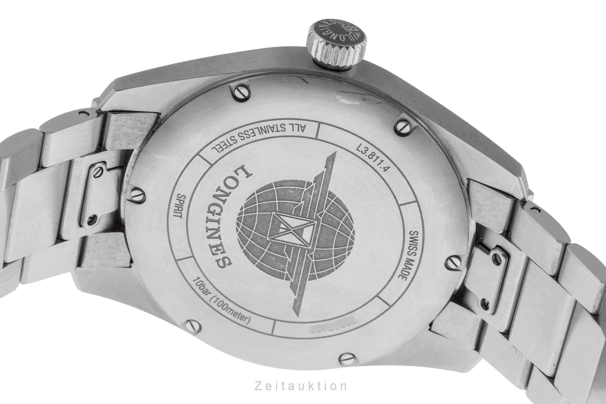 Longines Spirit acero automático reloj para caballeros L3.811.4939  [2502739]