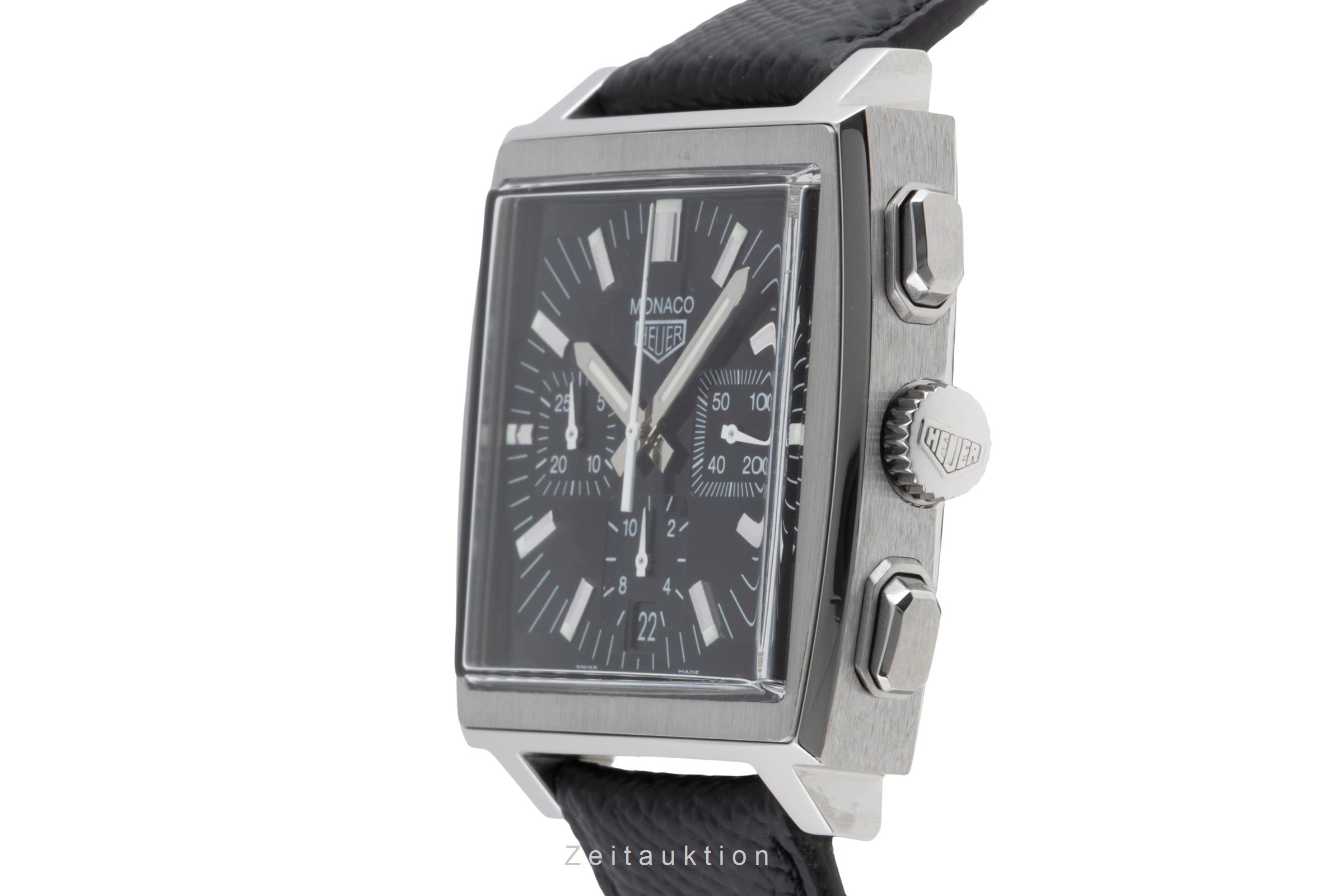 Tag Heuer Monaco chronographe acier automatique montre pour hommes CS2111  [2502742]