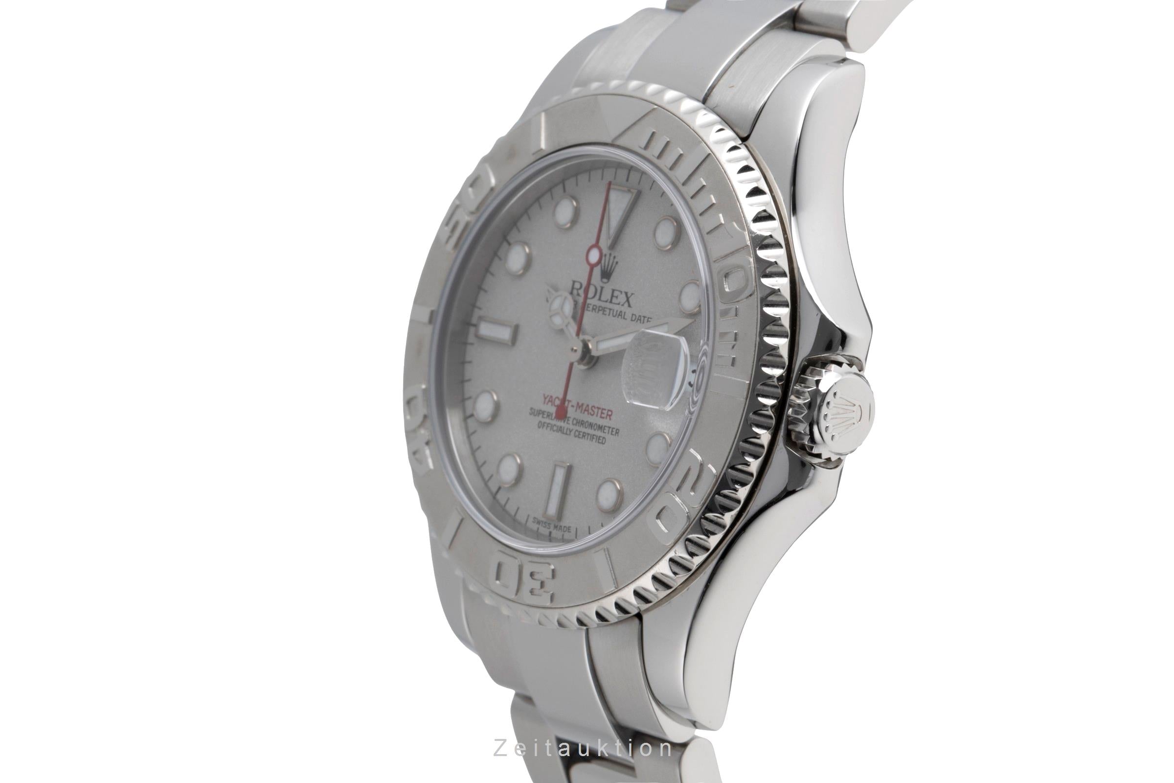 Rolex Yacht-Master 35 Oyster Stahl / Platin Medium Size Ref 168622 VP: 11650 € [2502745]