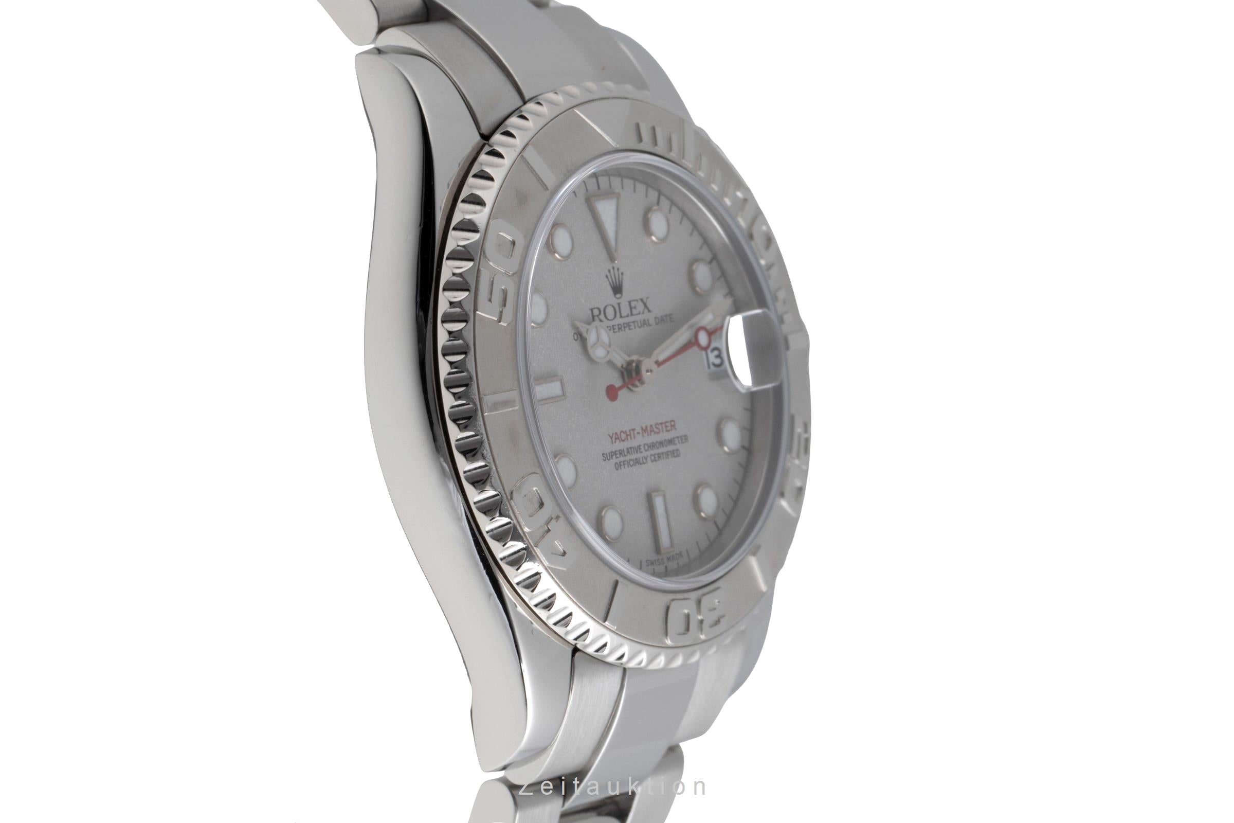 Rolex Yacht-Master 35 Oyster Stahl / Platin Medium Size Ref 168622 VP: 11650 € [2502745]