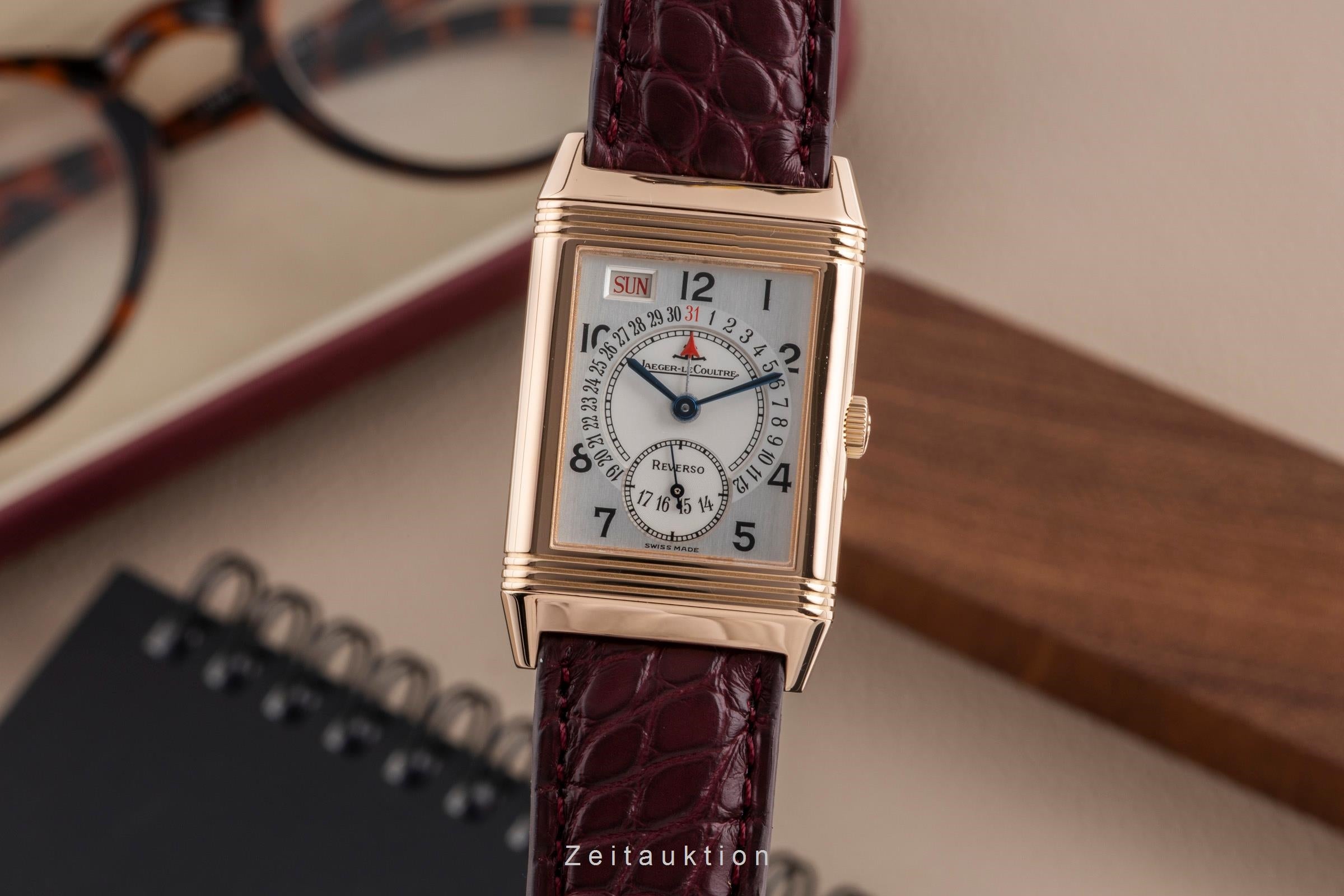 良品 JAEGER LECOULTRE ジャガールクルト 18K REVERSO ダブルクロノ 手巻き 腕時計 270.2.36 ゴールド ホワイト文字盤 メンズ レディース 古着 中古 USED JAEGER-LECOULTRE（ジャガー・ルクルト） 良品 JAEGER LECOULTRE 18K