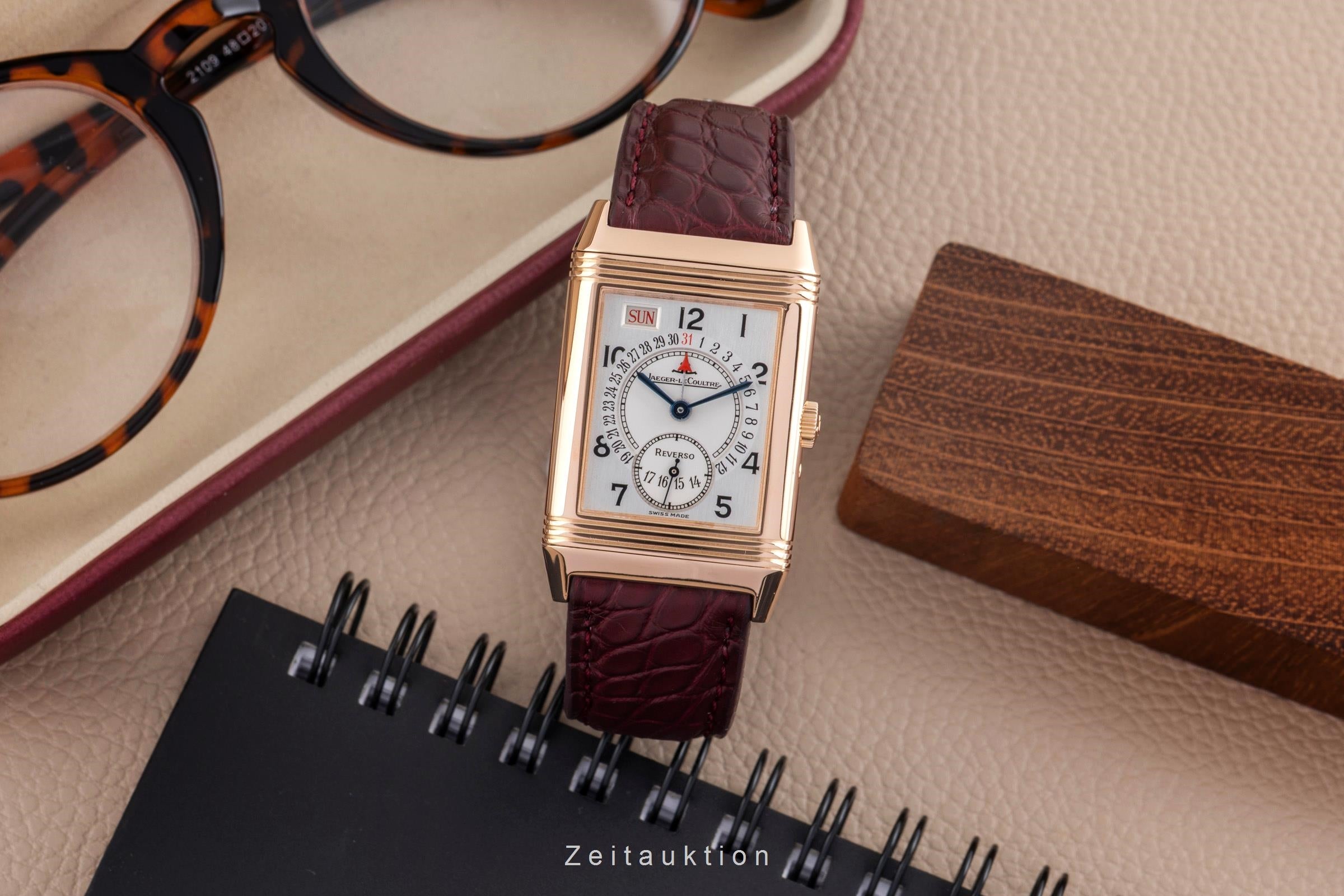 Jaeger LeCoultre Reverso 18 ct gold manual winding men's watch 270.2.36  [2502747]