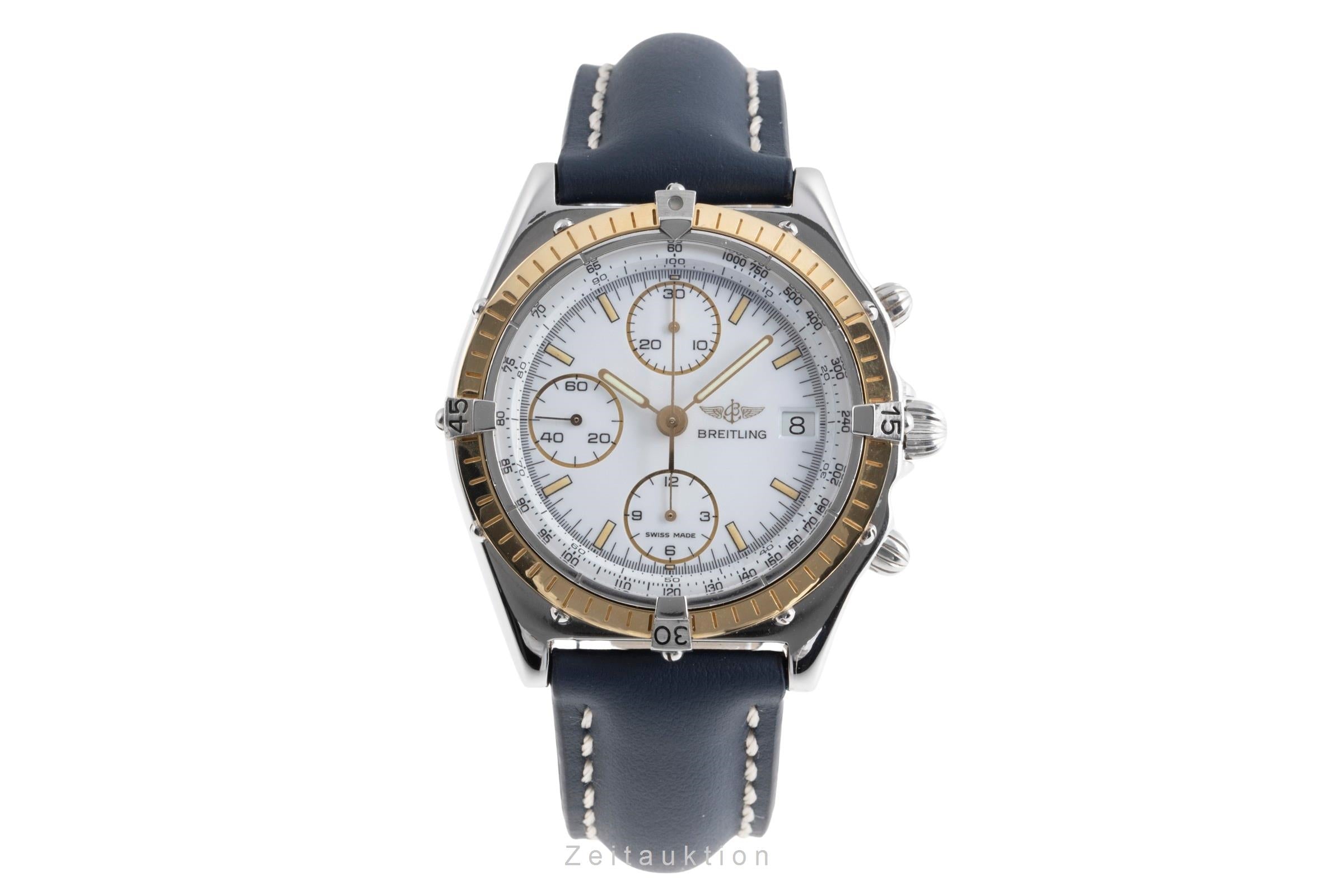 Breitling Chronomat chronographe acier / or  automatique montre pour hommes 81950  [2502748]