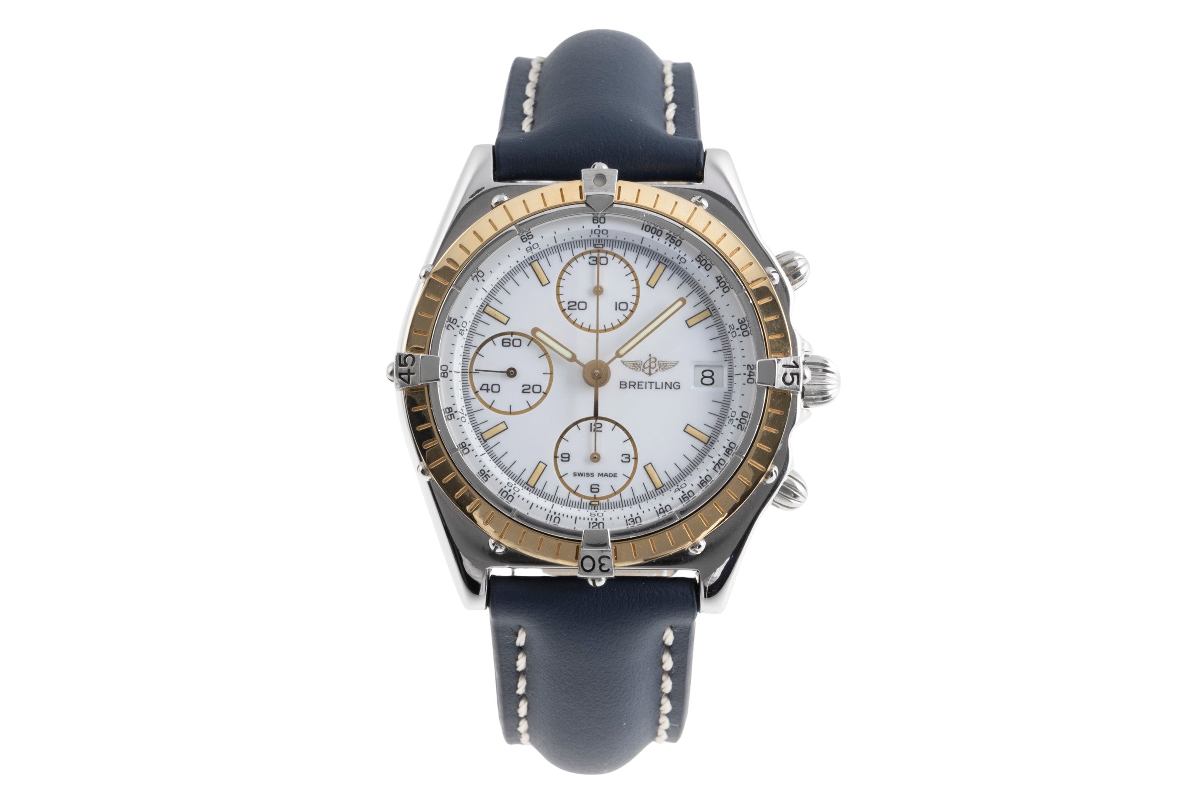 Breitling Chronomat chronograph steel / gold automatic Kal. 7750