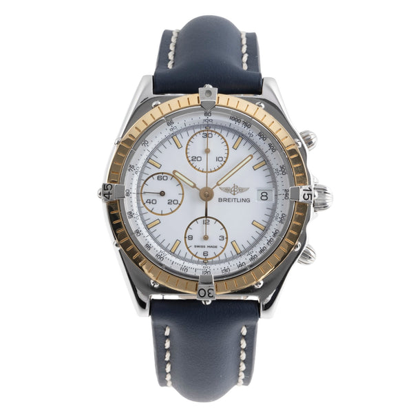 Breitling Chronomat chronographe acier / or  automatique montre pour hommes 81950  [2502748]