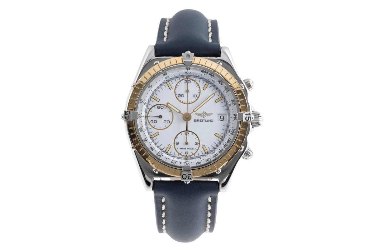 Breitling Chronomat chronograph steel / gold automatic men's watch 81950  [2502748]