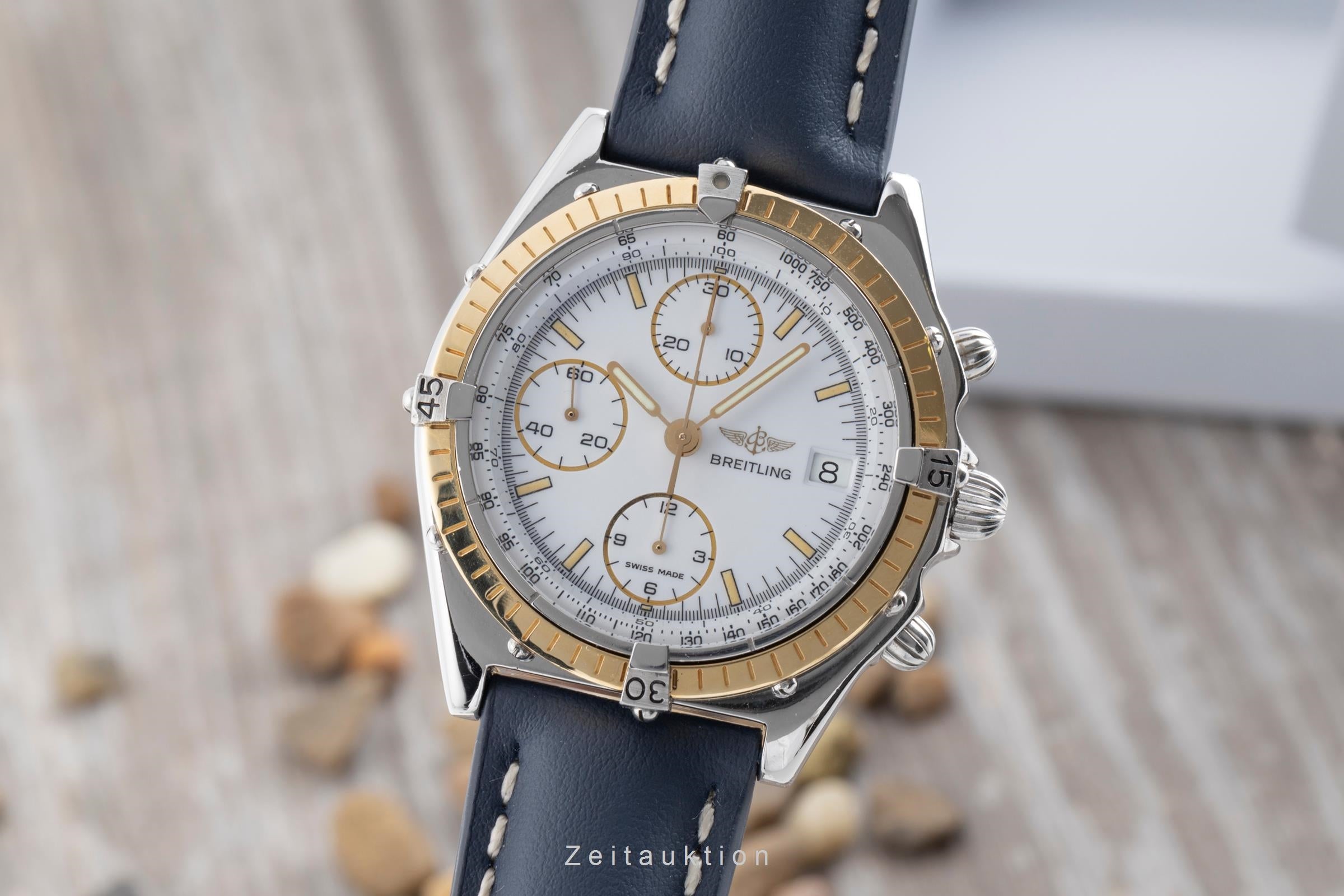 Breitling Chronomat chronographe acier / or  automatique montre pour hommes 81950  [2502748]