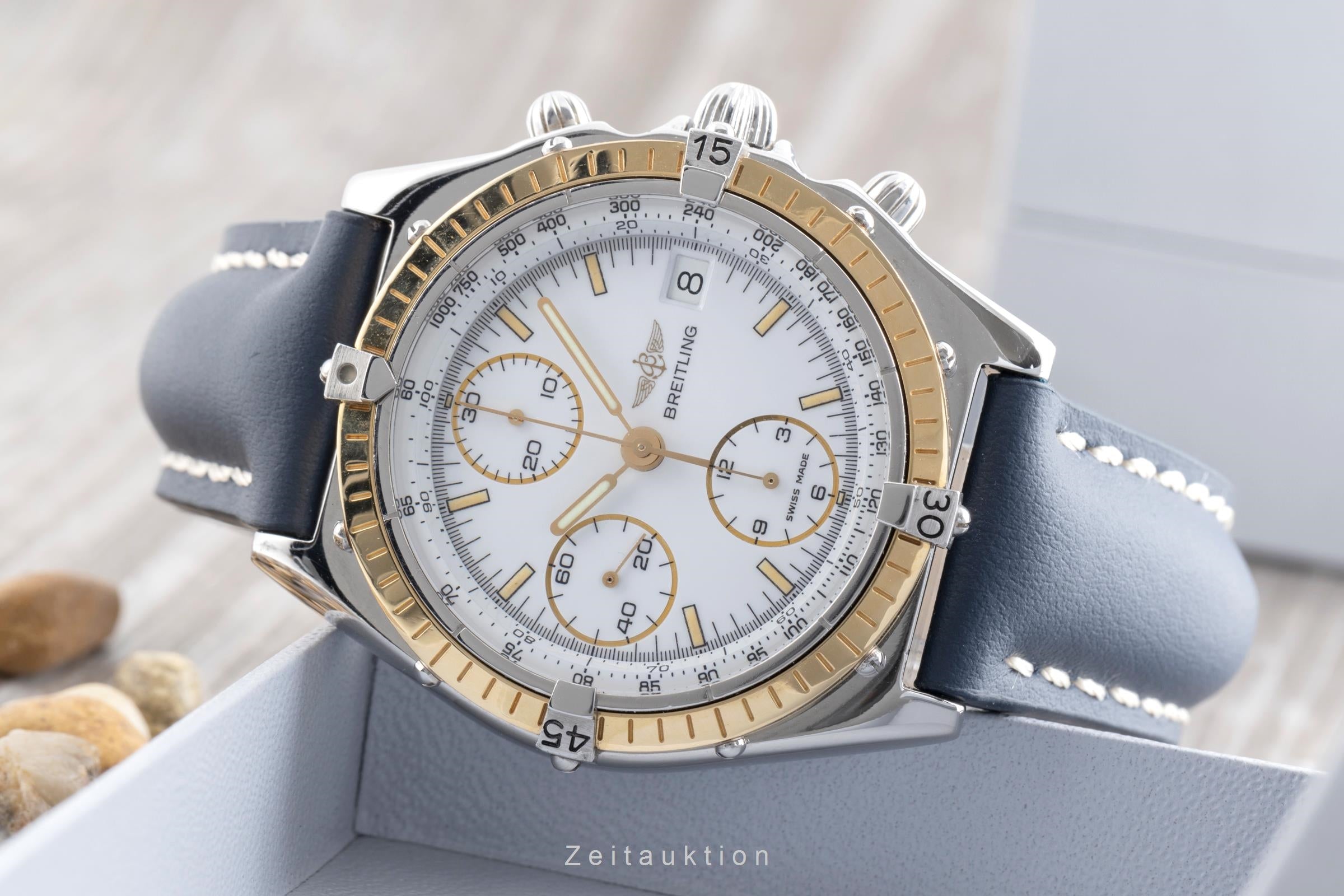 Breitling Chronomat chronographe acier / or  automatique montre pour hommes 81950  [2502748]