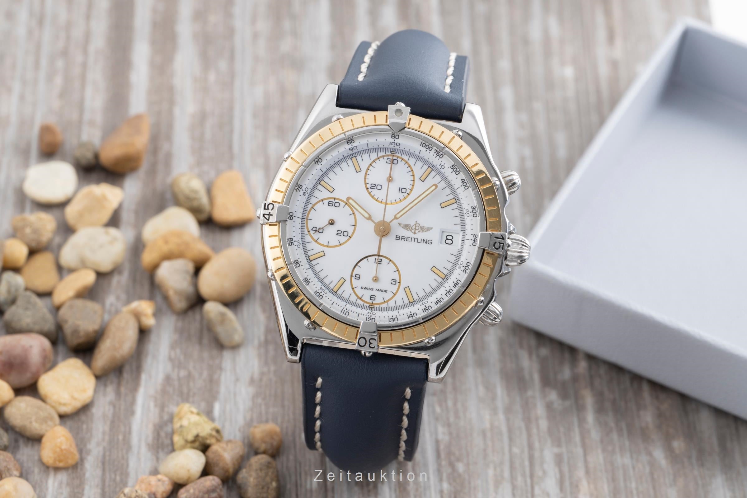 Breitling Chronomat chronographe acier / or  automatique montre pour hommes 81950  [2502748]