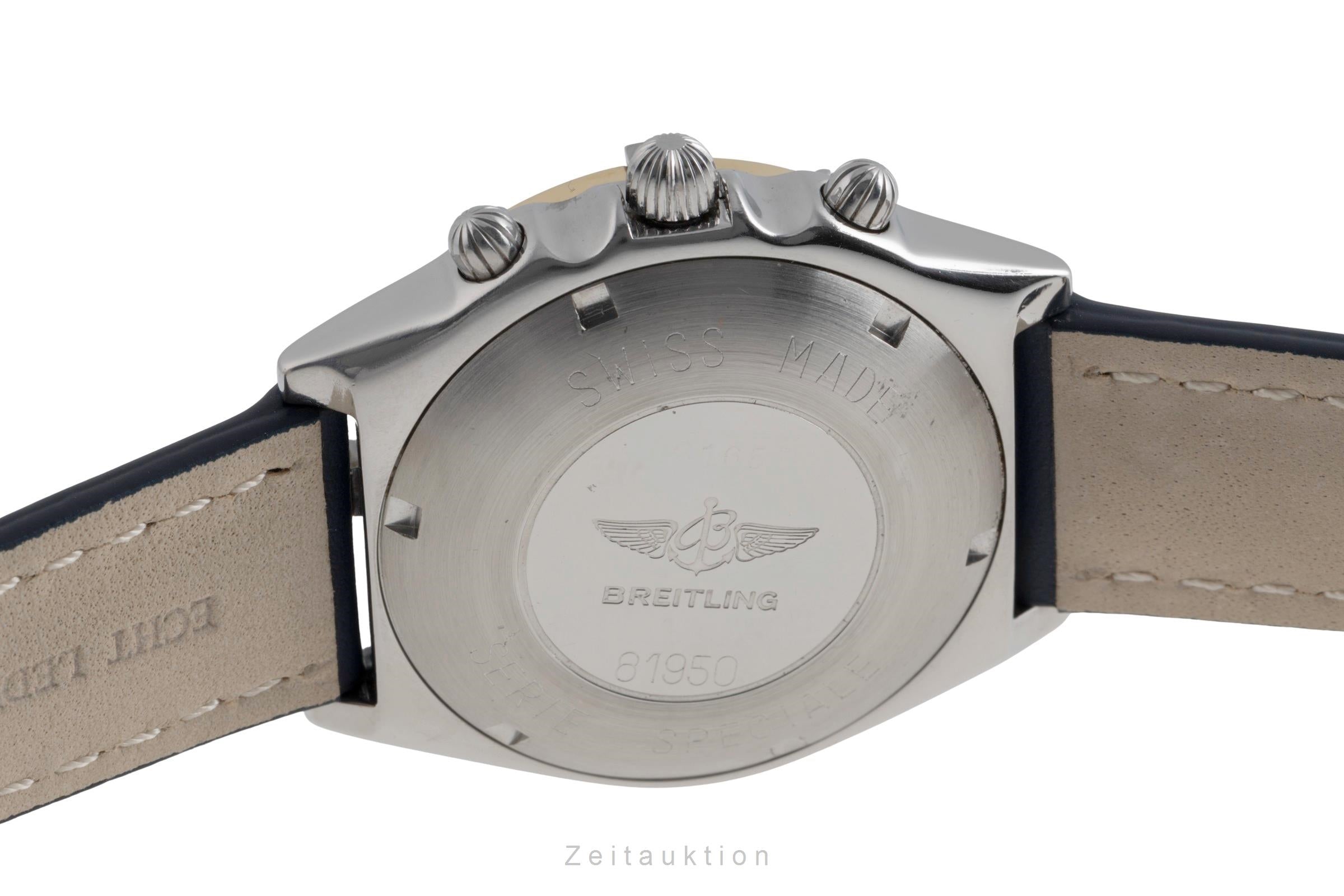 Breitling Chronomat chronographe acier / or  automatique montre pour hommes 81950  [2502748]