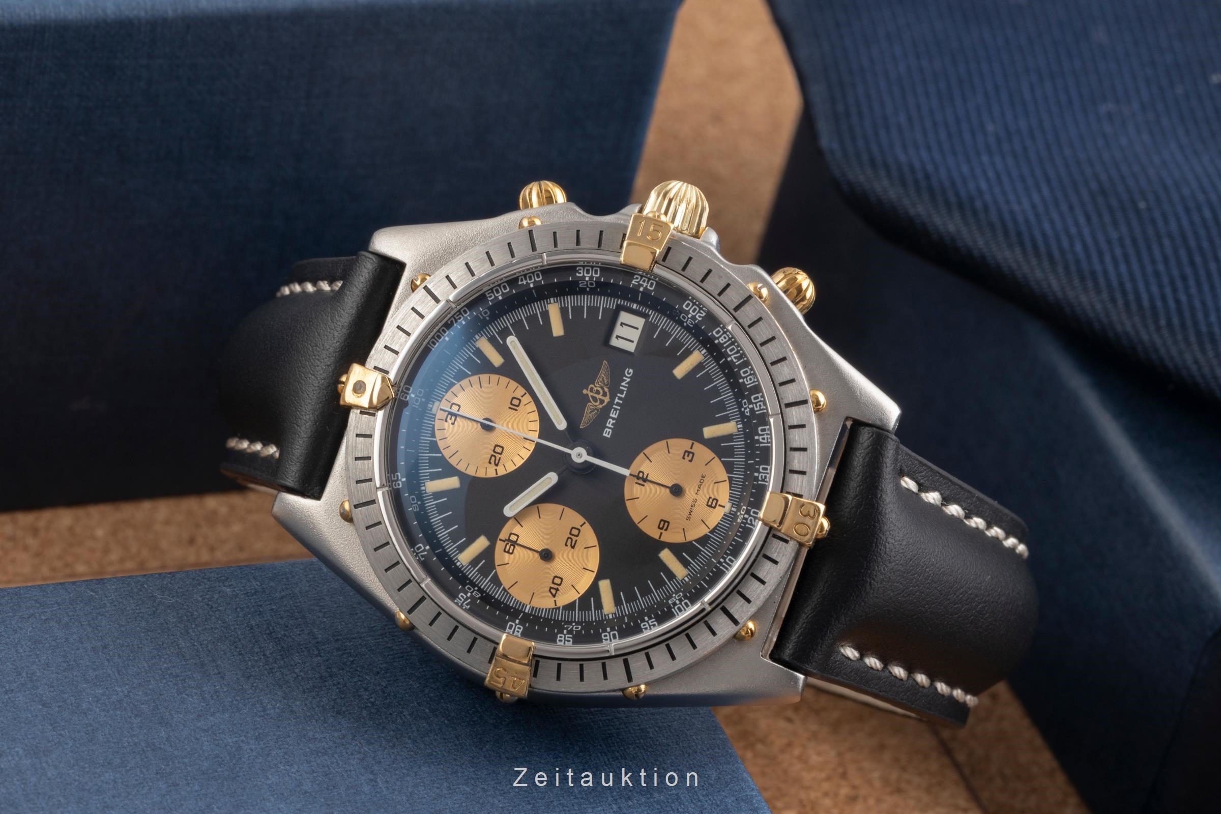 Breitling Chronomat Stahl / vergoldet Automatik Herrenuhr Ref. 81950 Klassiker [2502749]